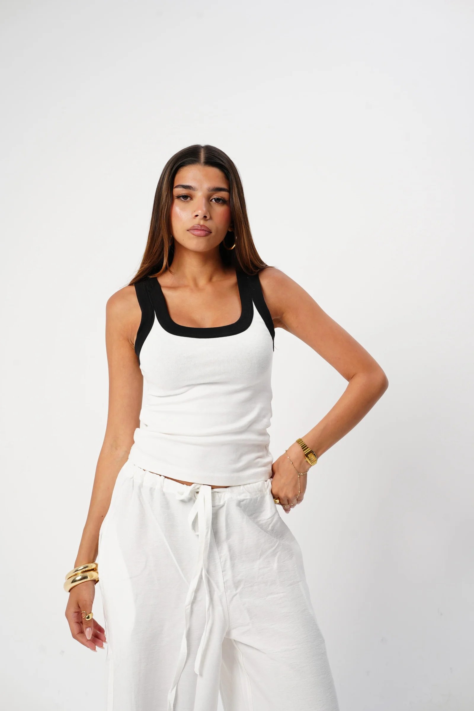 B & w Tank Top — view 6
