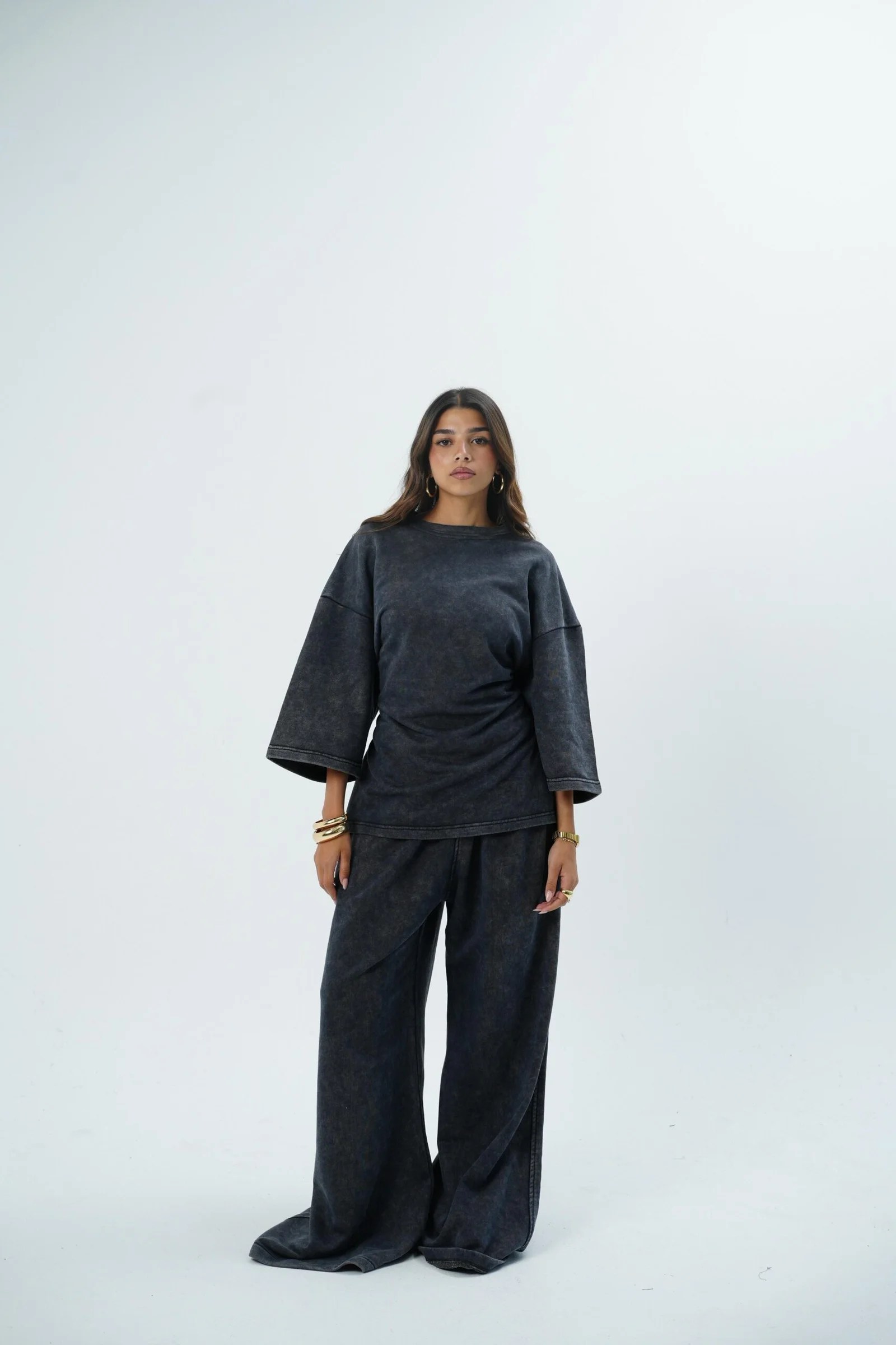 Washed sweat pants — view 6
