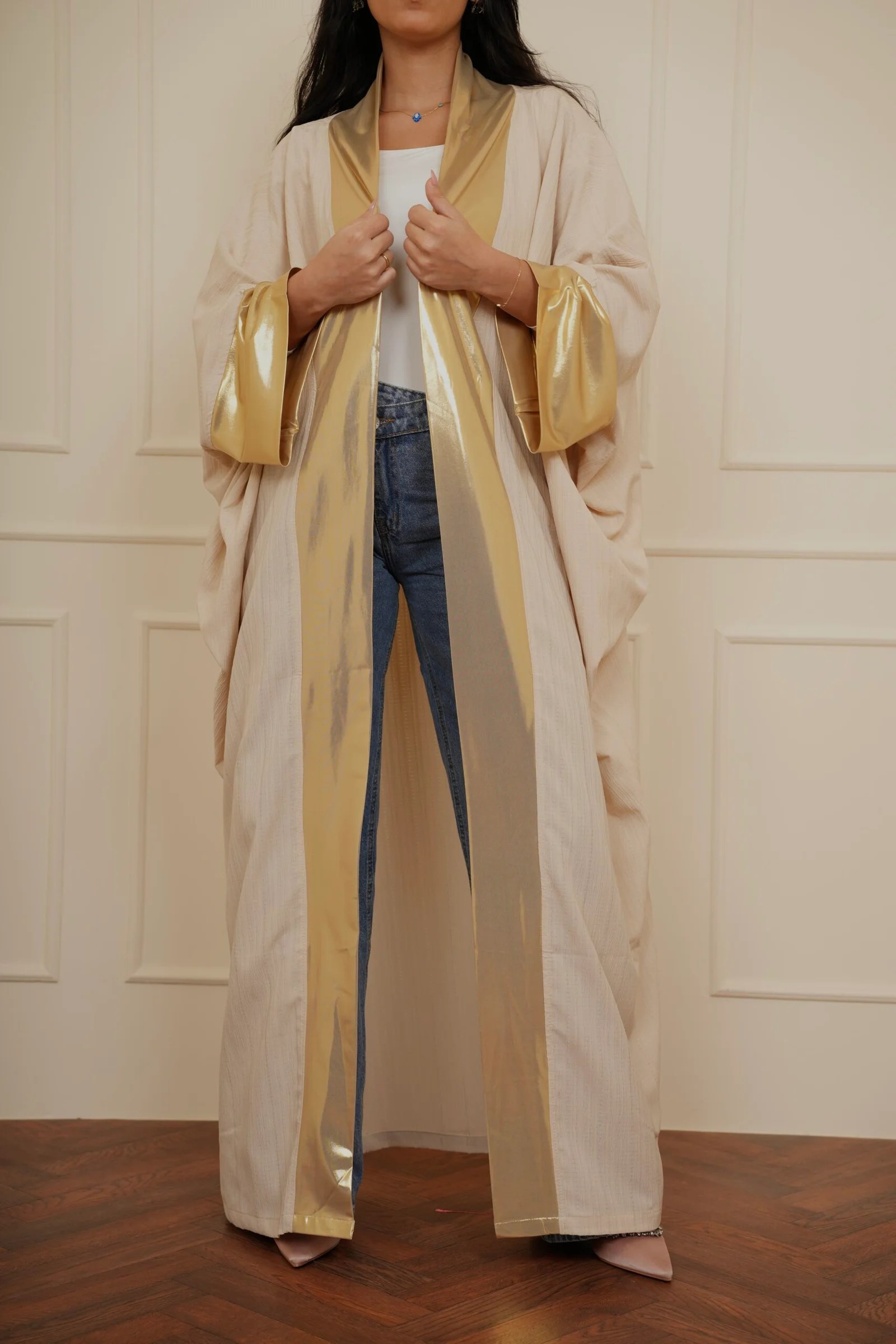 Gold & Beige kaftan — view 8