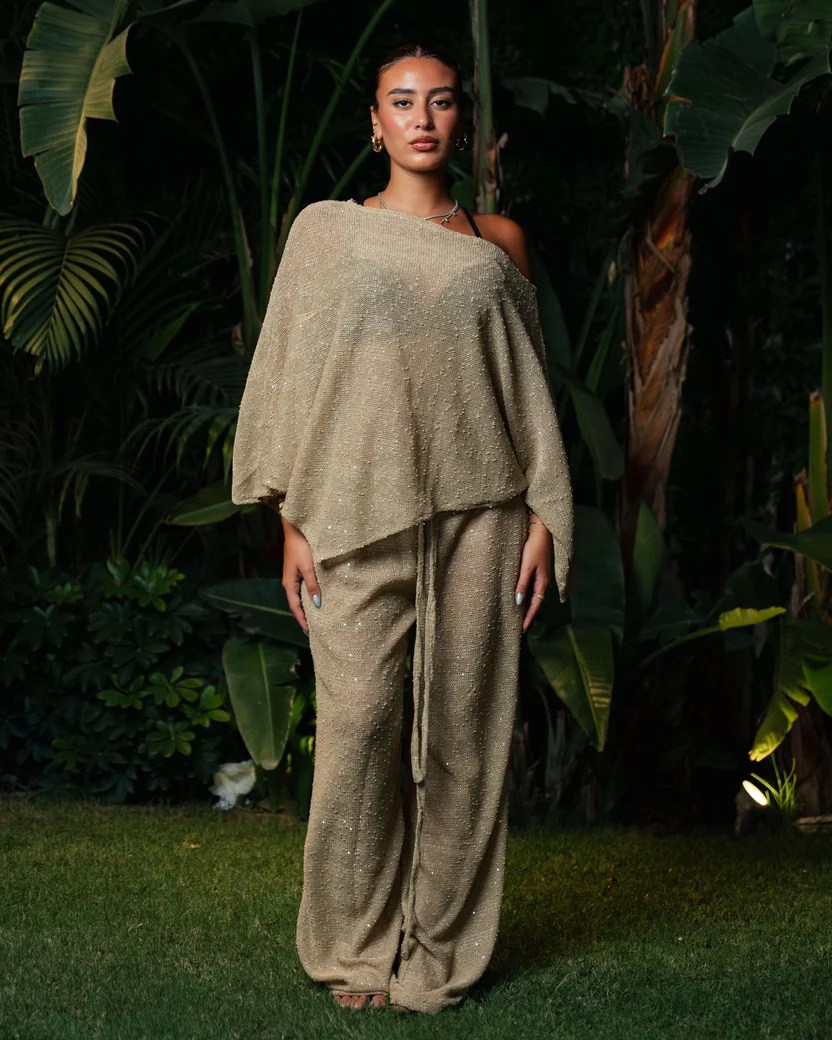 Beige sparkle set — view 8