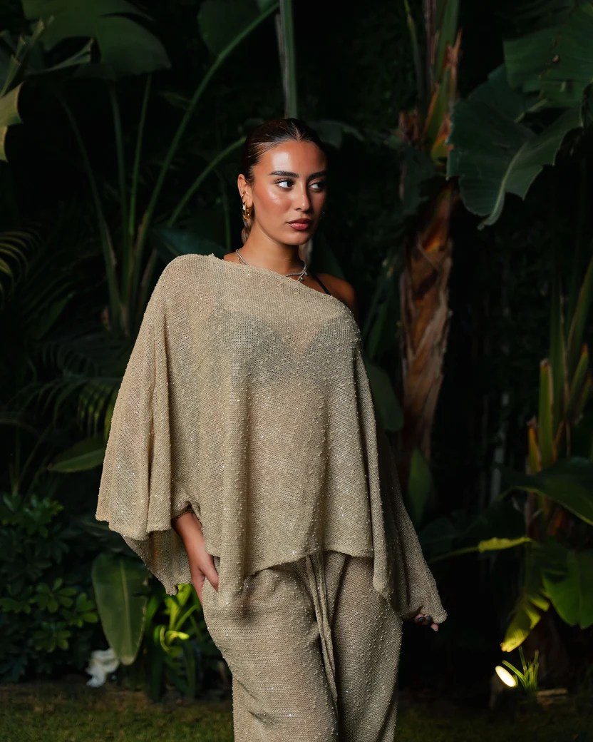 Beige sparkle set — view 10