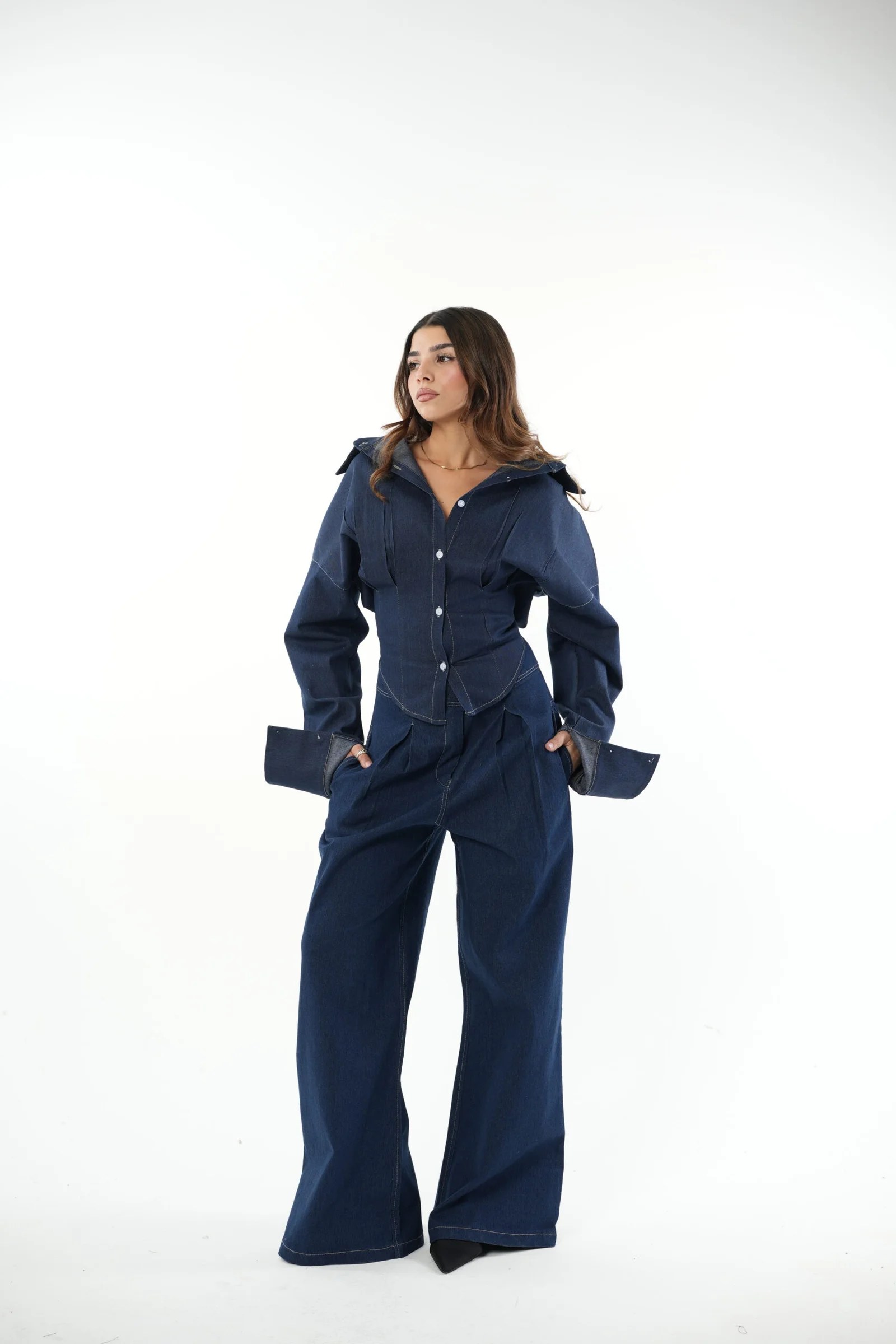 Light Jeans Corset Chemise — view 4
