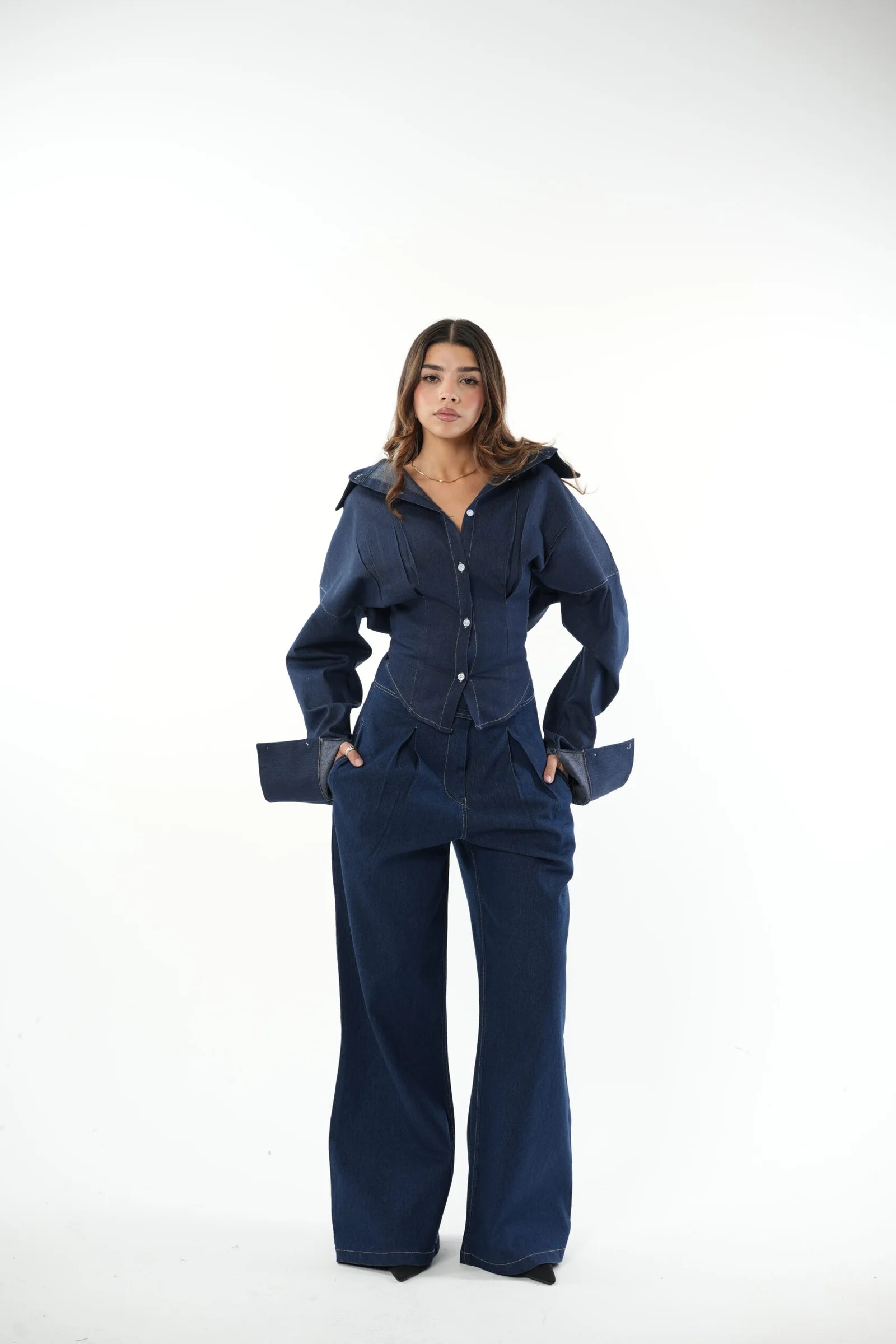 Light Jeans Corset Chemise — view 5