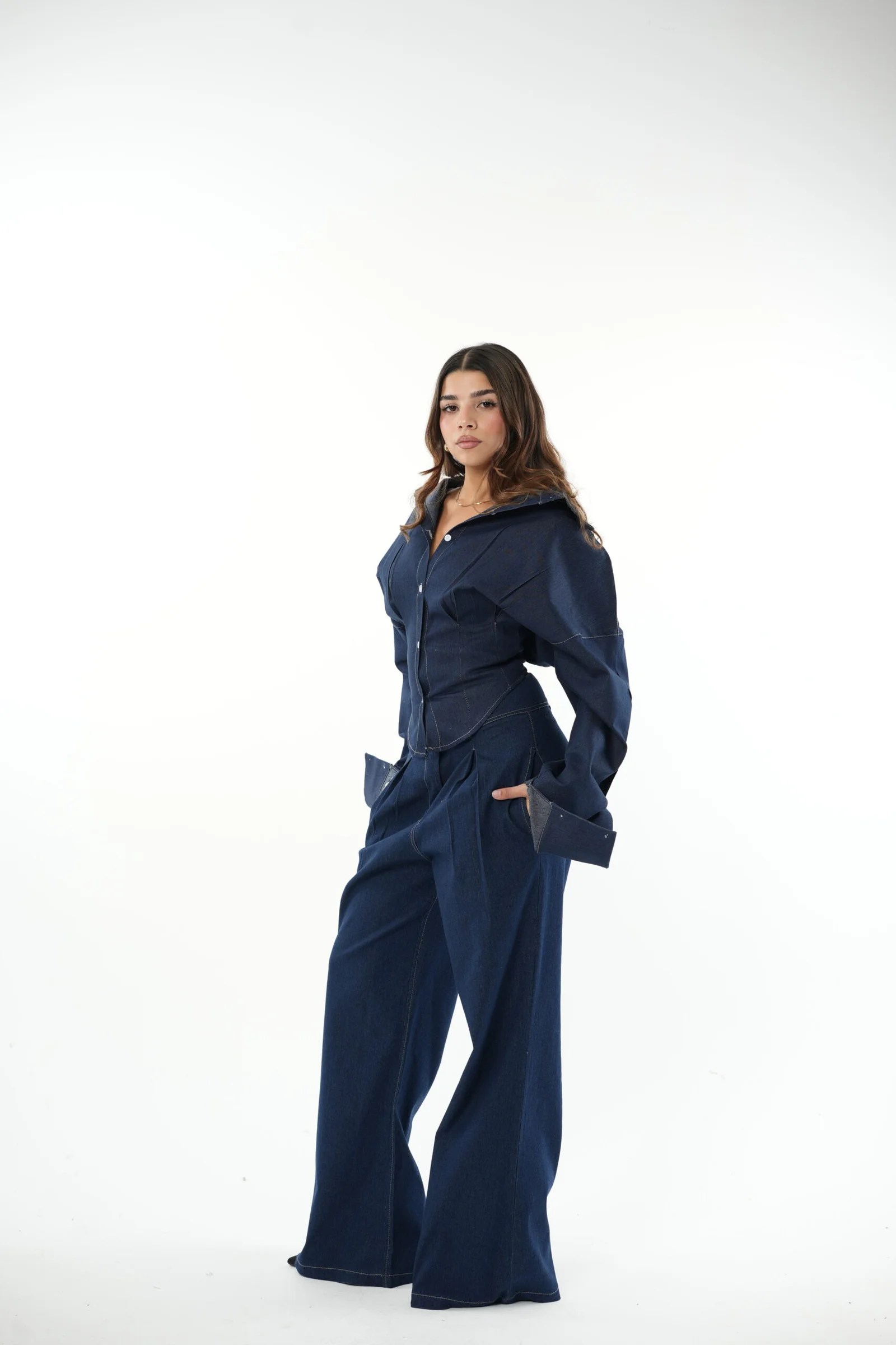 Light Jeans Corset Chemise — view 3