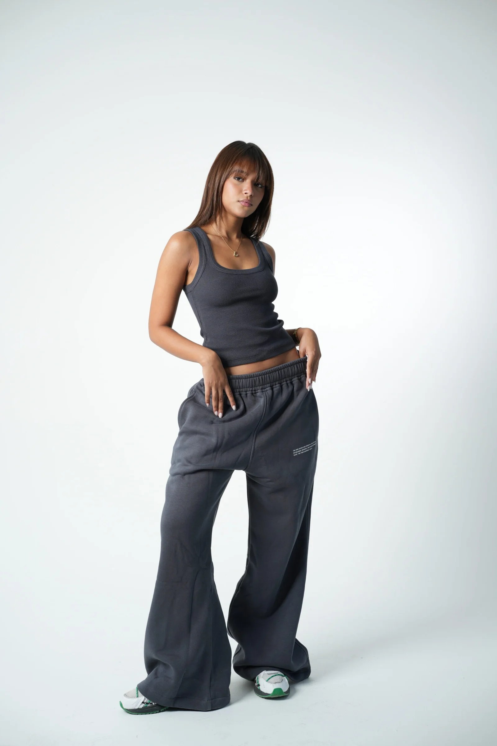 Extra wide leg sweats — view 6
