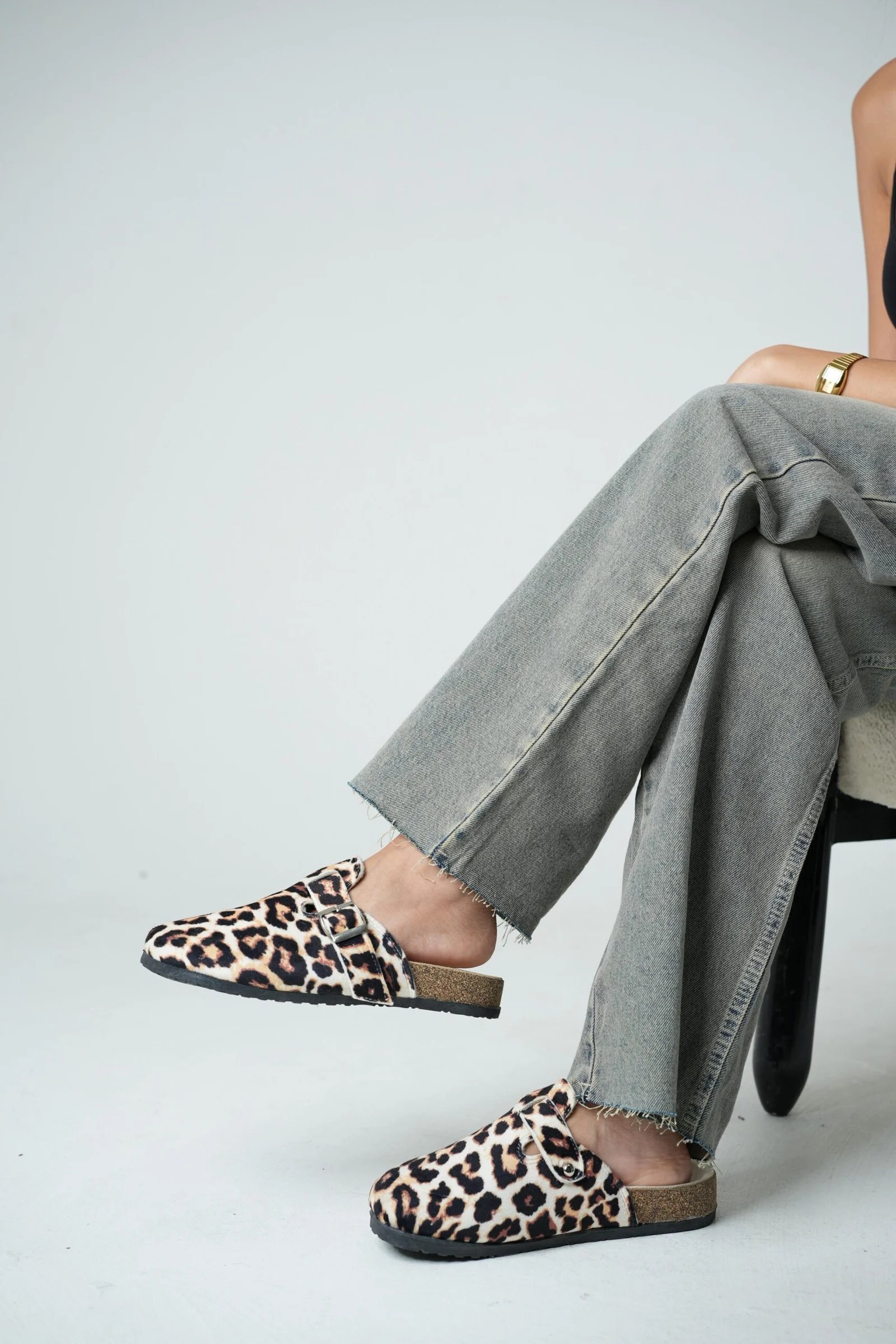 Leopard Clogs — view 3