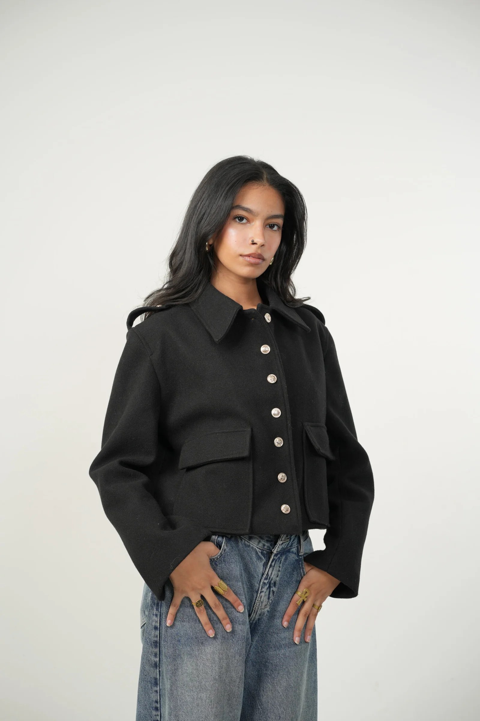 Gold Buttoned jacket — view 6