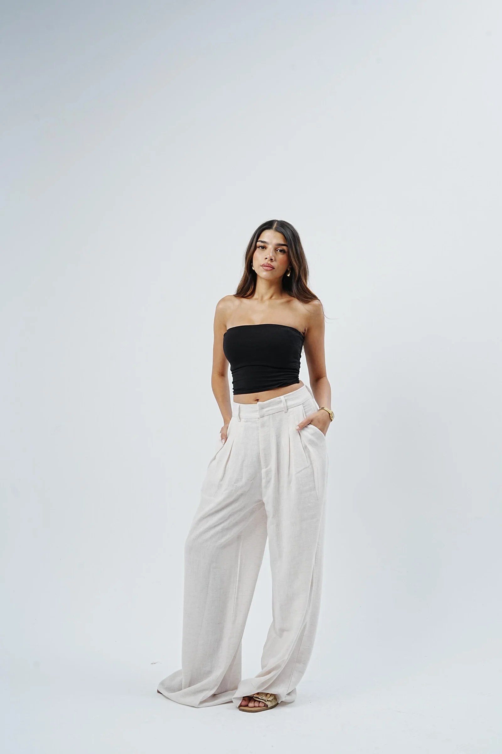 Pure linen Tailored Pants — view 9