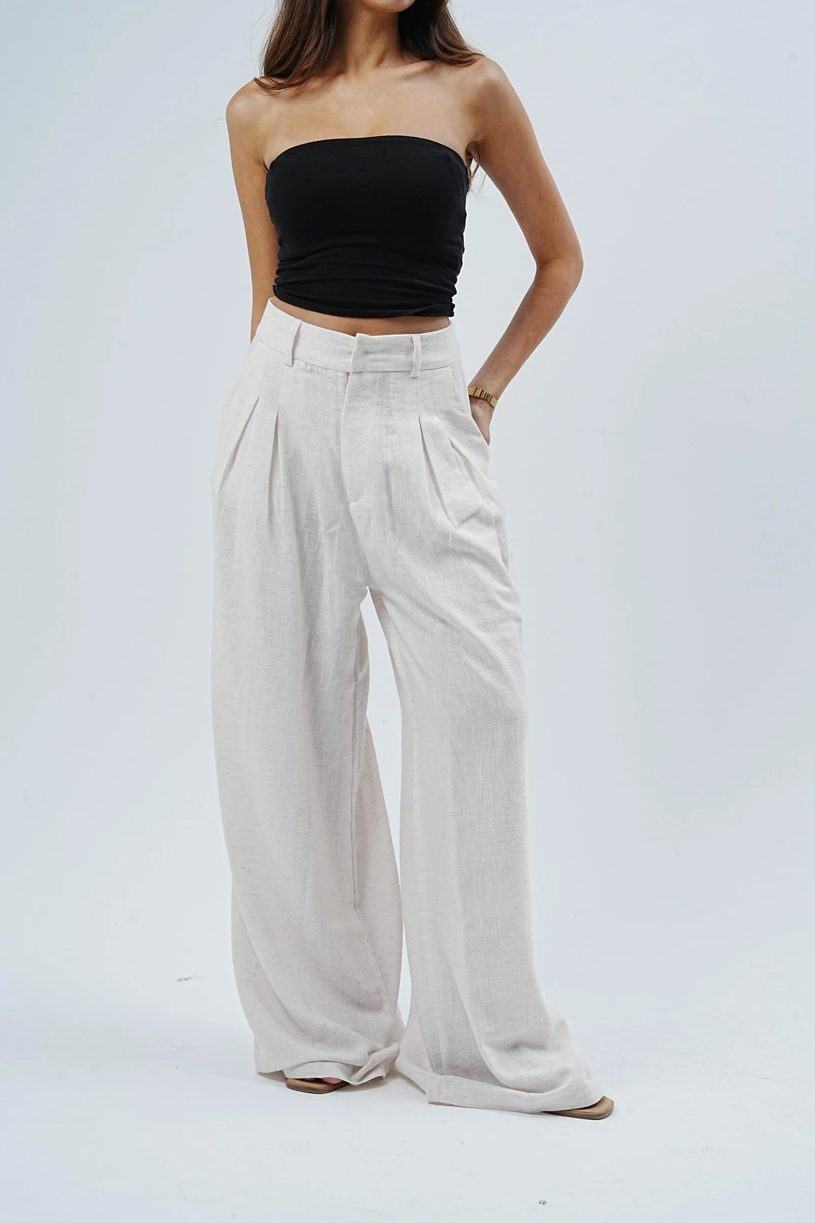 Pure linen Tailored Pants — view 7