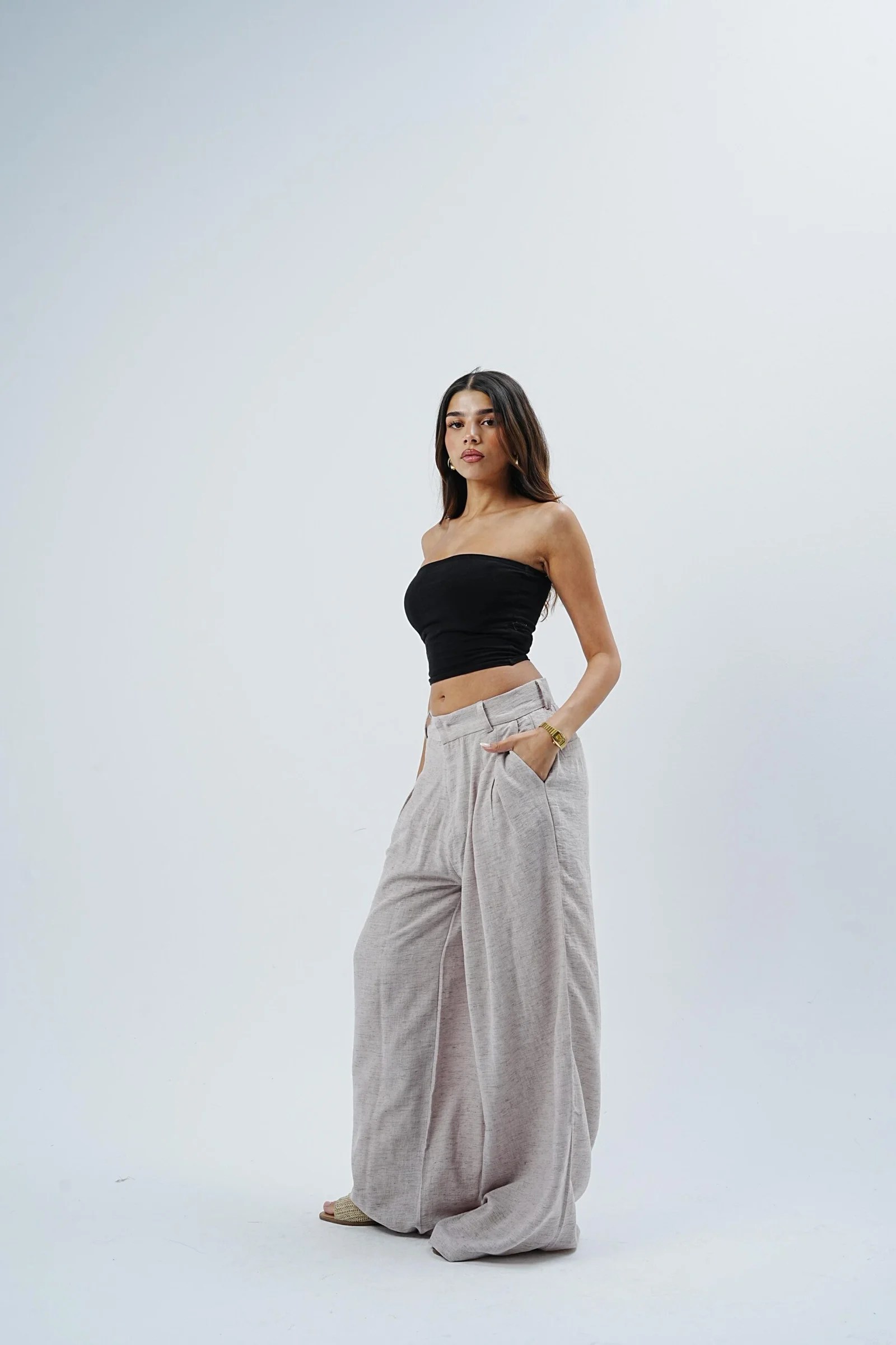 Pure linen Tailored Pants — view 6