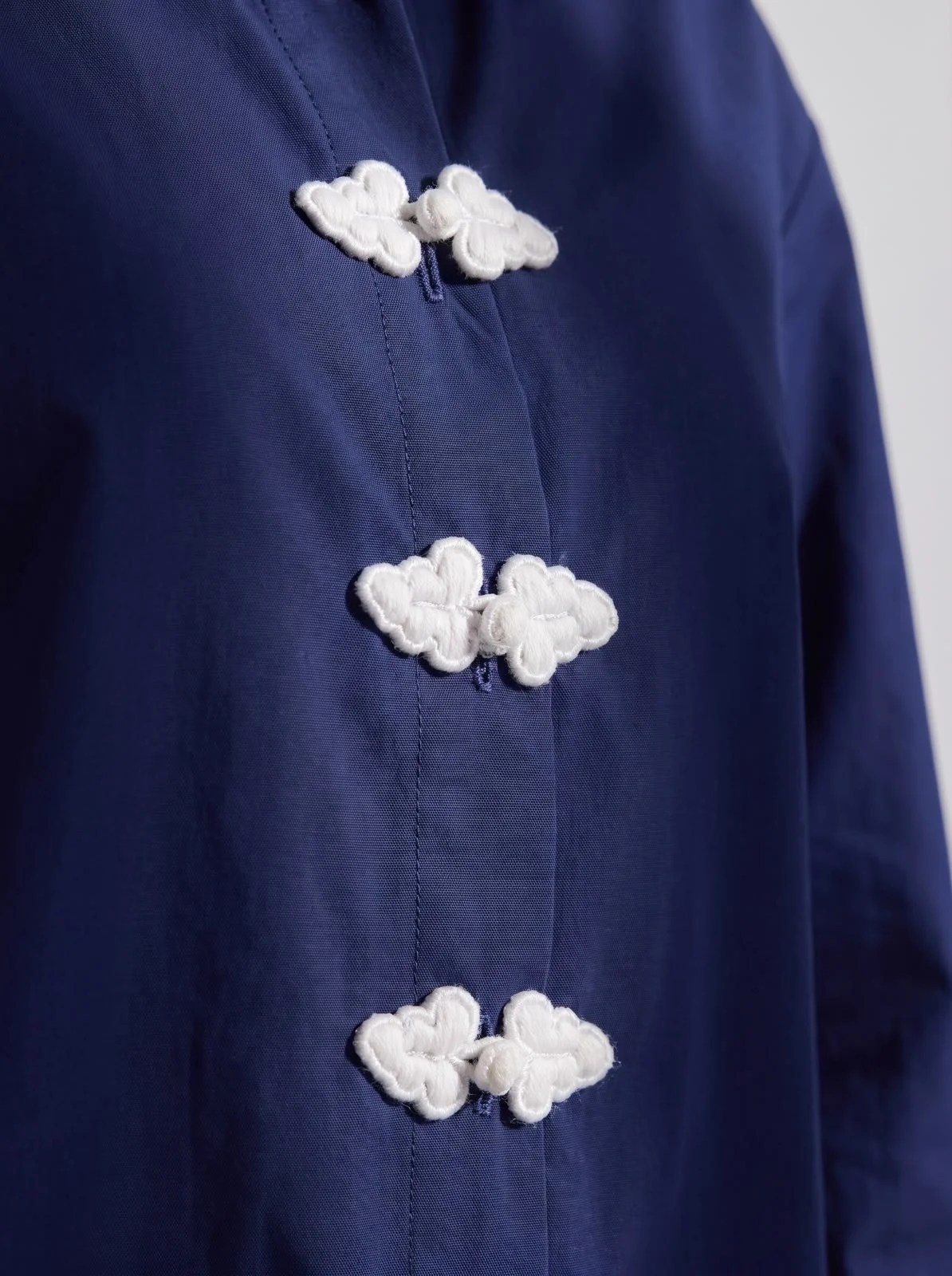 Navy Napoleon chemise — view 3