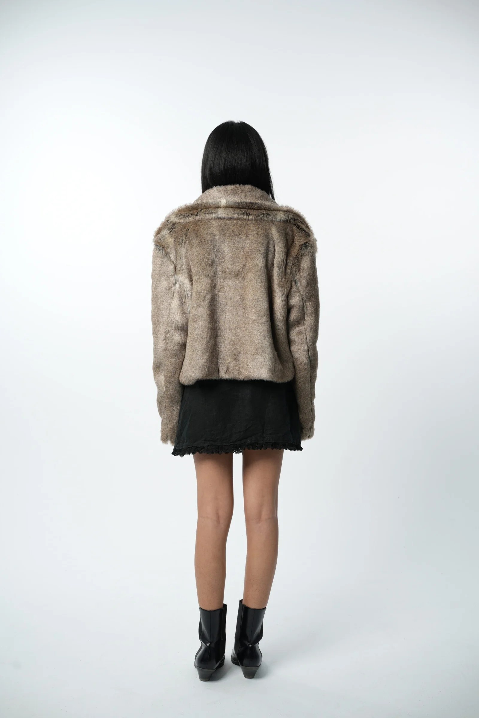 faux fur jacket — view 10