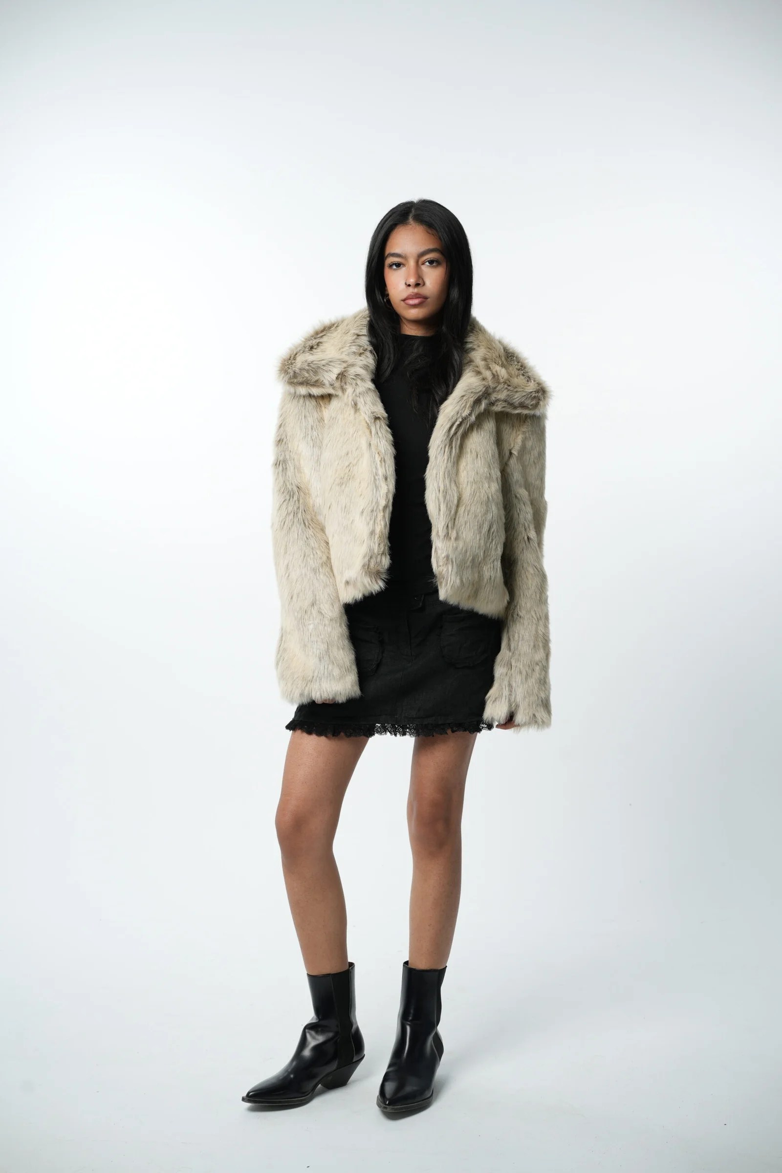 faux fur jacket — view 17