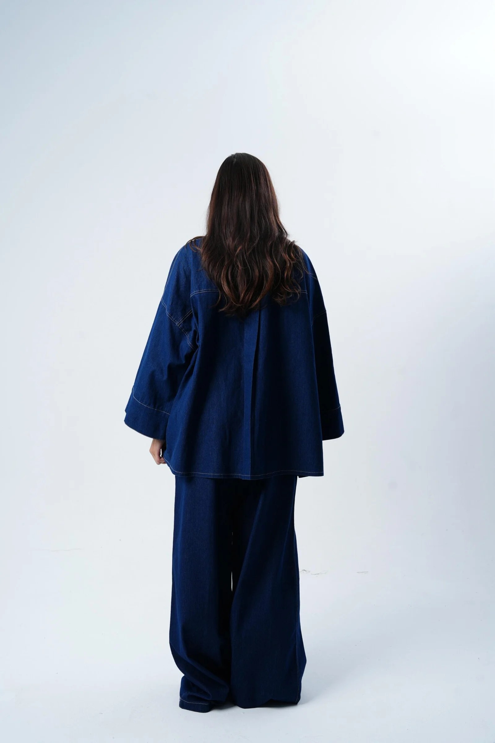 light jeans oversized Chemise — view 7