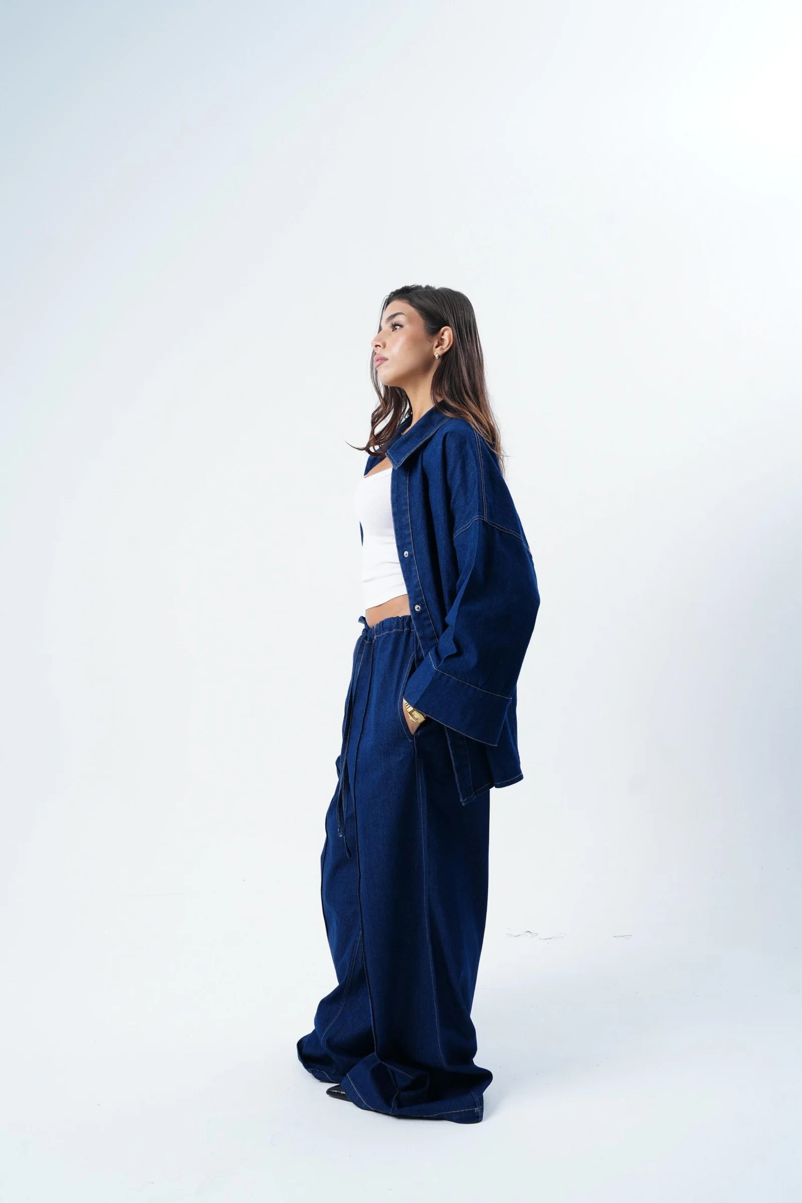 light jeans oversized Chemise — view 6