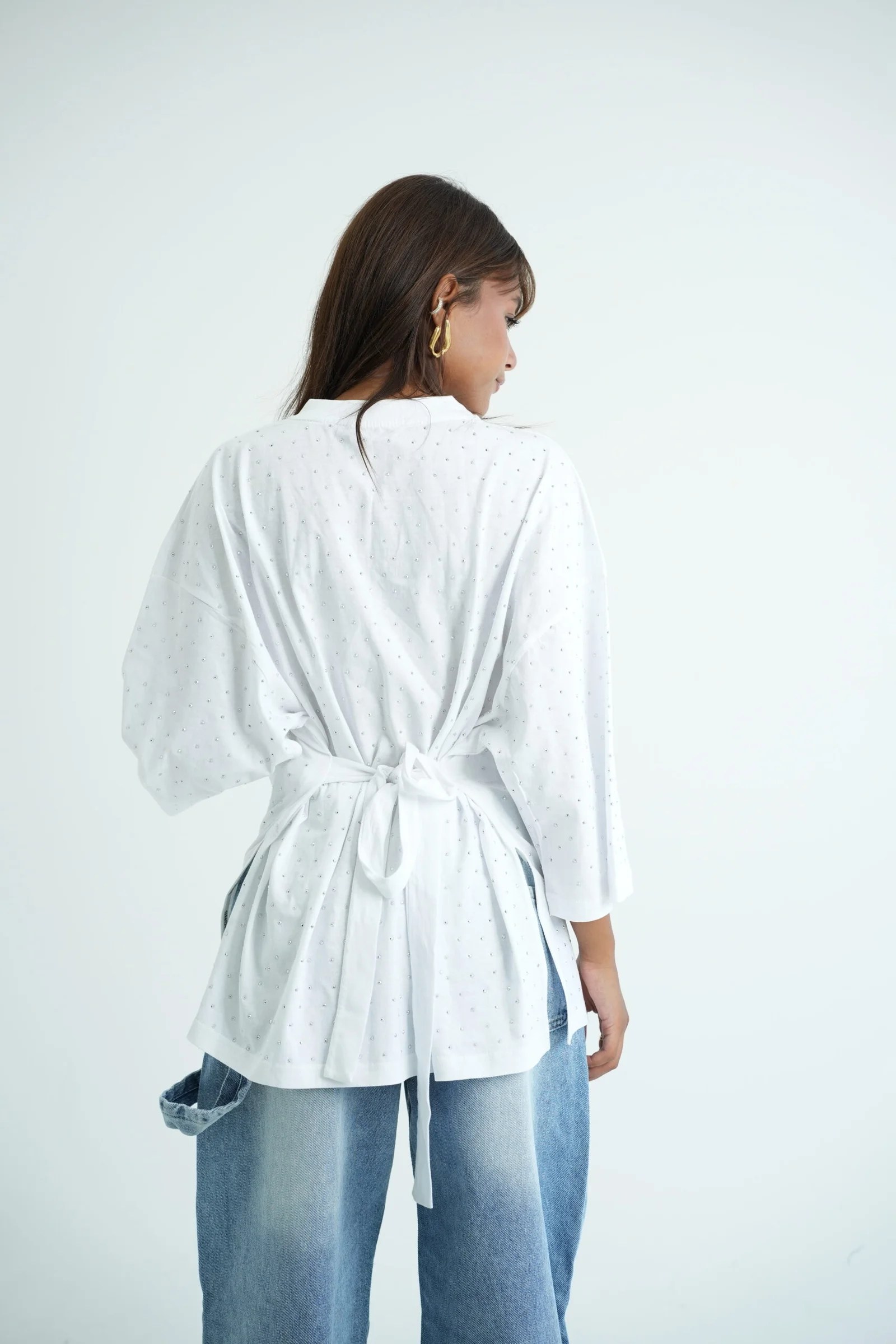 white Bling shirt — view 5