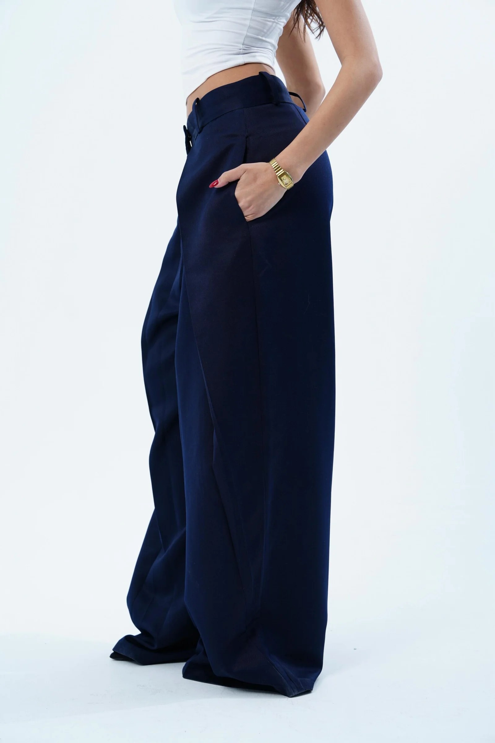 FOLDED TAILORED PANTS — view 4