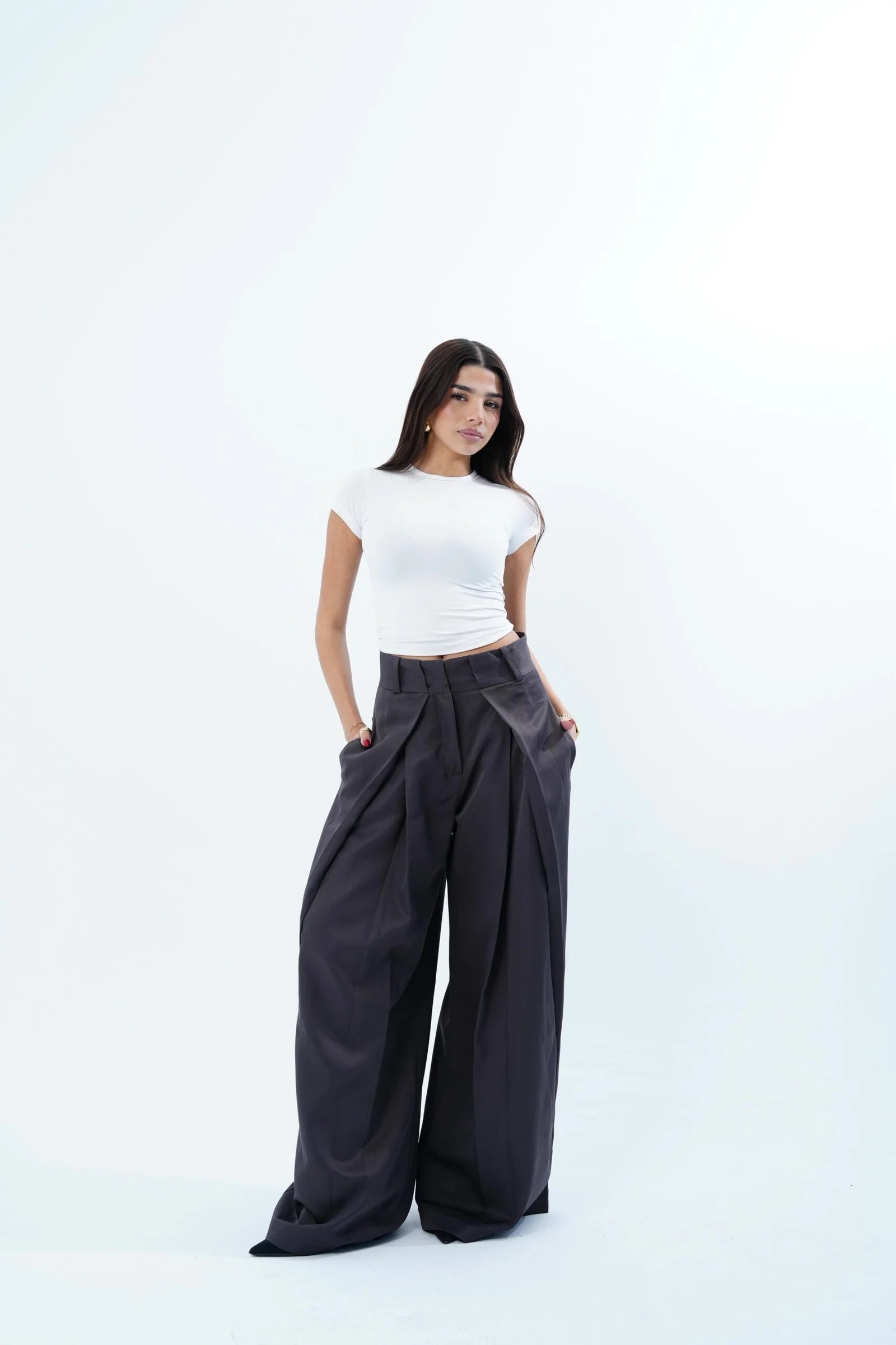 FOLDED TAILORED PANTS — view 14