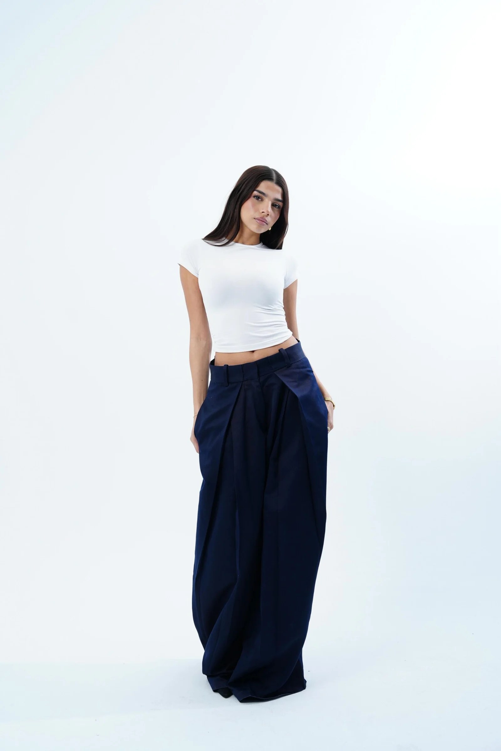 FOLDED TAILORED PANTS — view 5