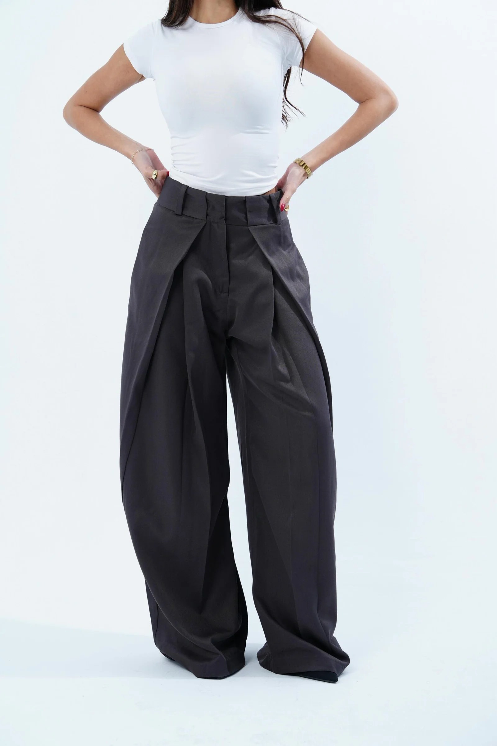 FOLDED TAILORED PANTS — view 11