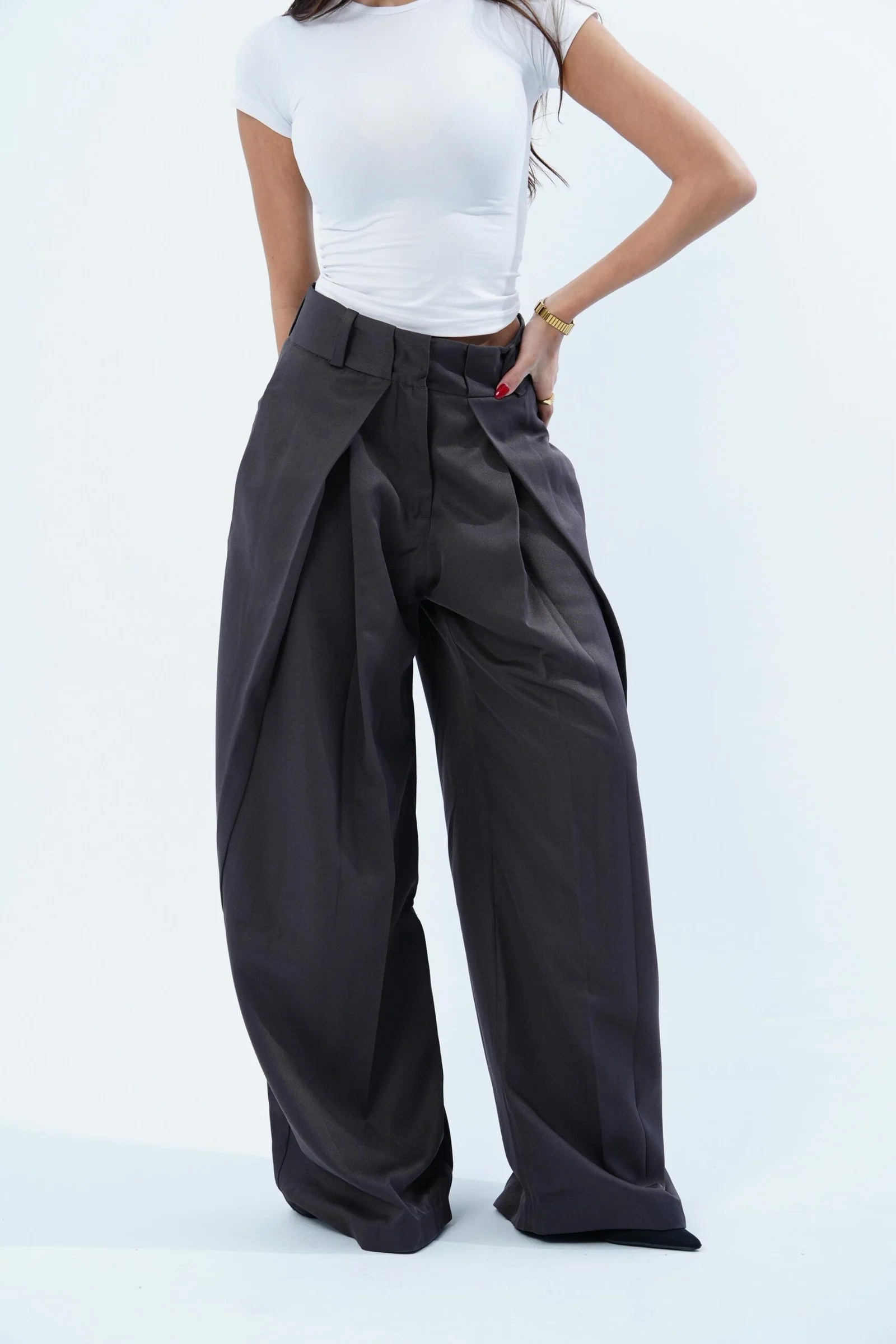 FOLDED TAILORED PANTS — view 10
