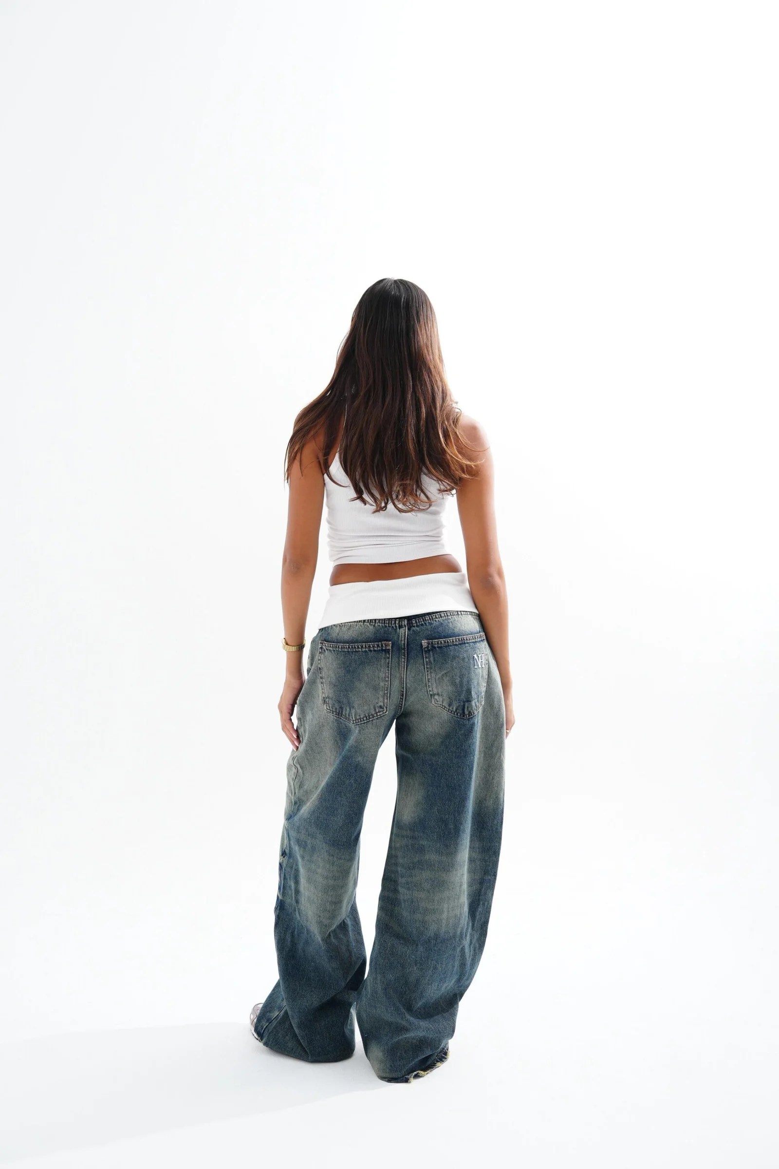 Dark Blue TURN OVER DENIM — view 3