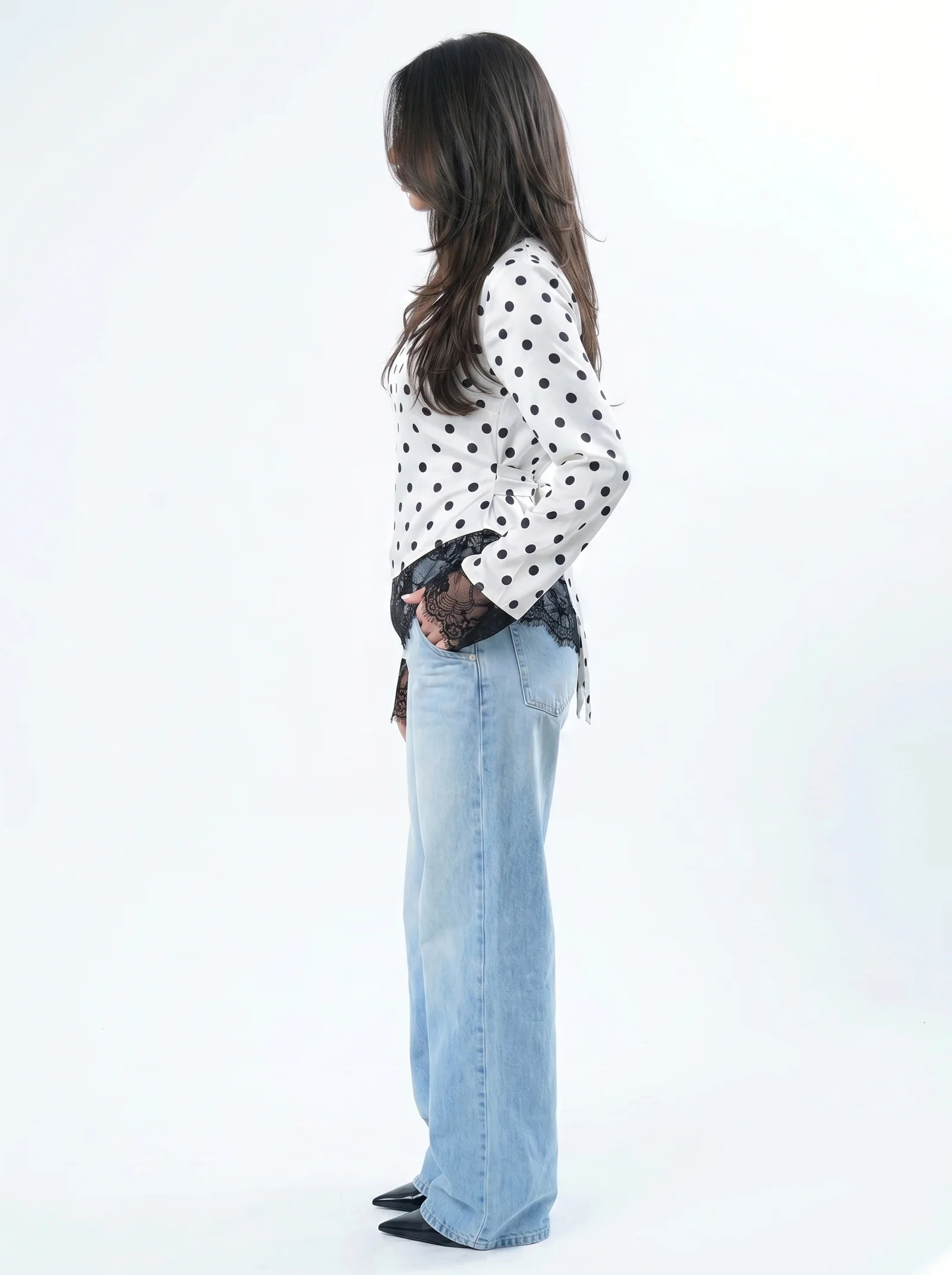 THE POLKA WAISTED TOP — view 8
