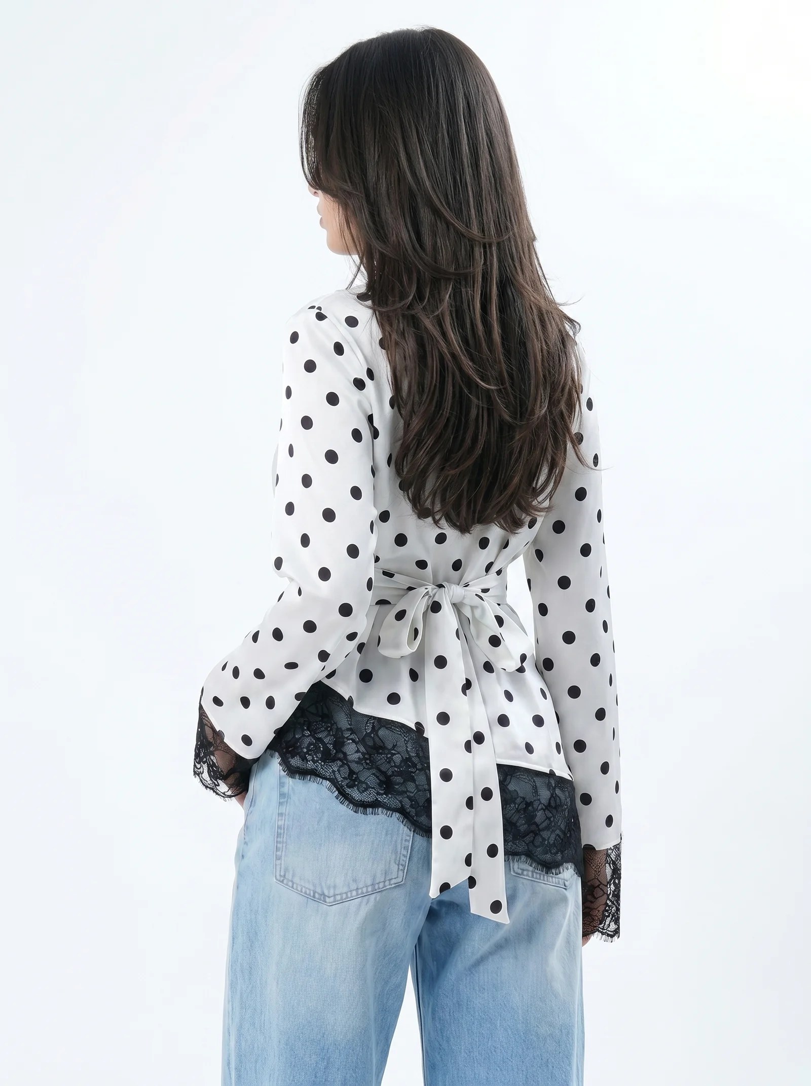 THE POLKA WAISTED TOP — view 9