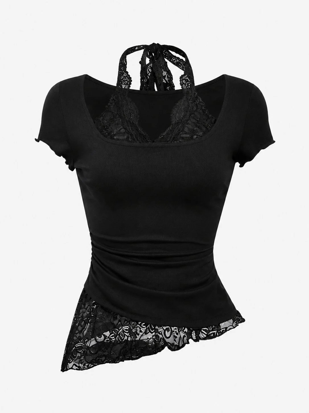 The Lace wrap top — view 5