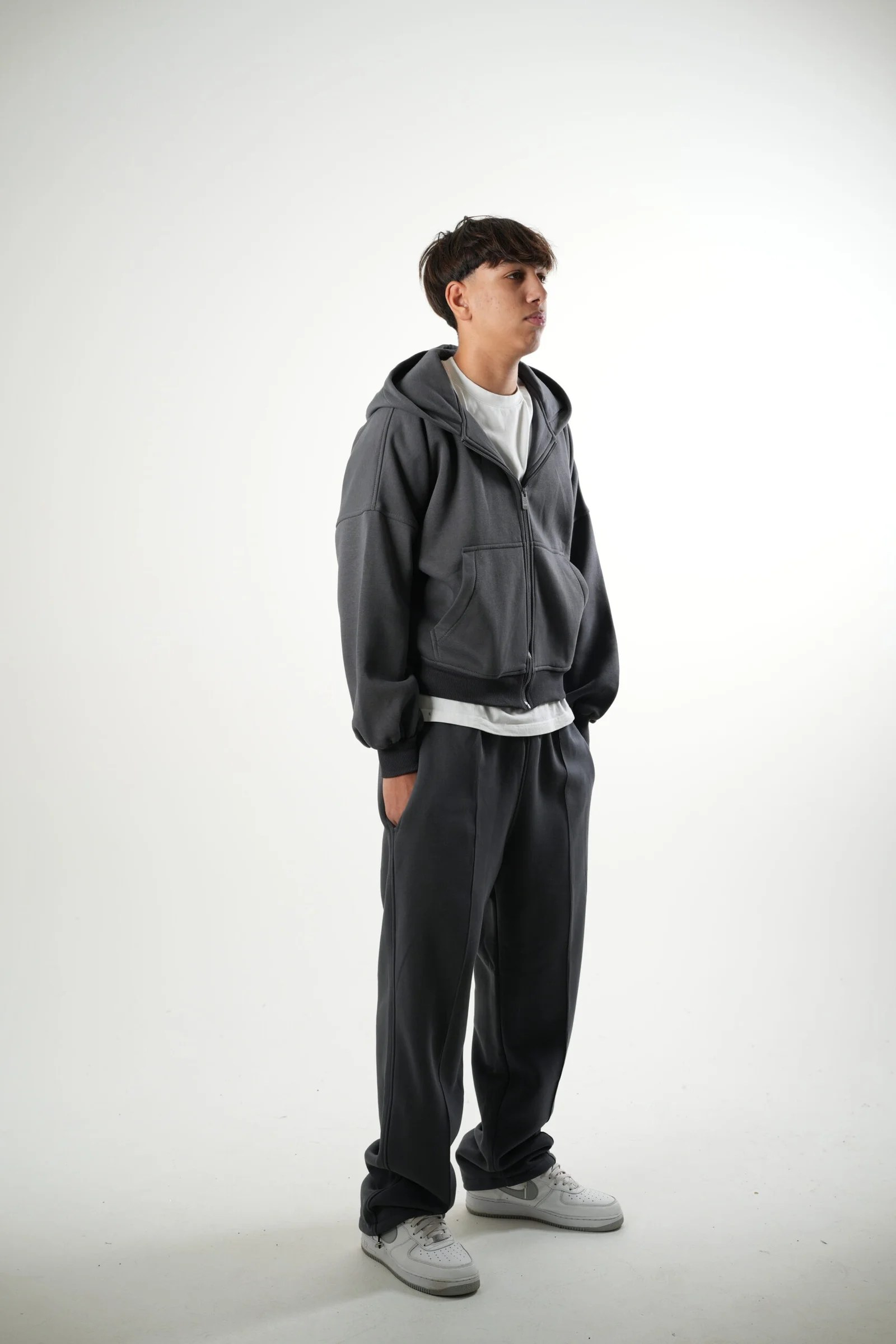 FULL SET zipper sweatshirt & sweats — view 27