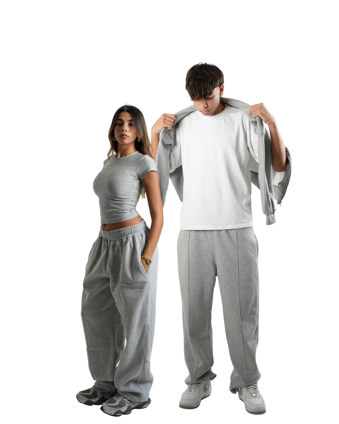 FULL SET zipper sweatshirt & sweats — view 5