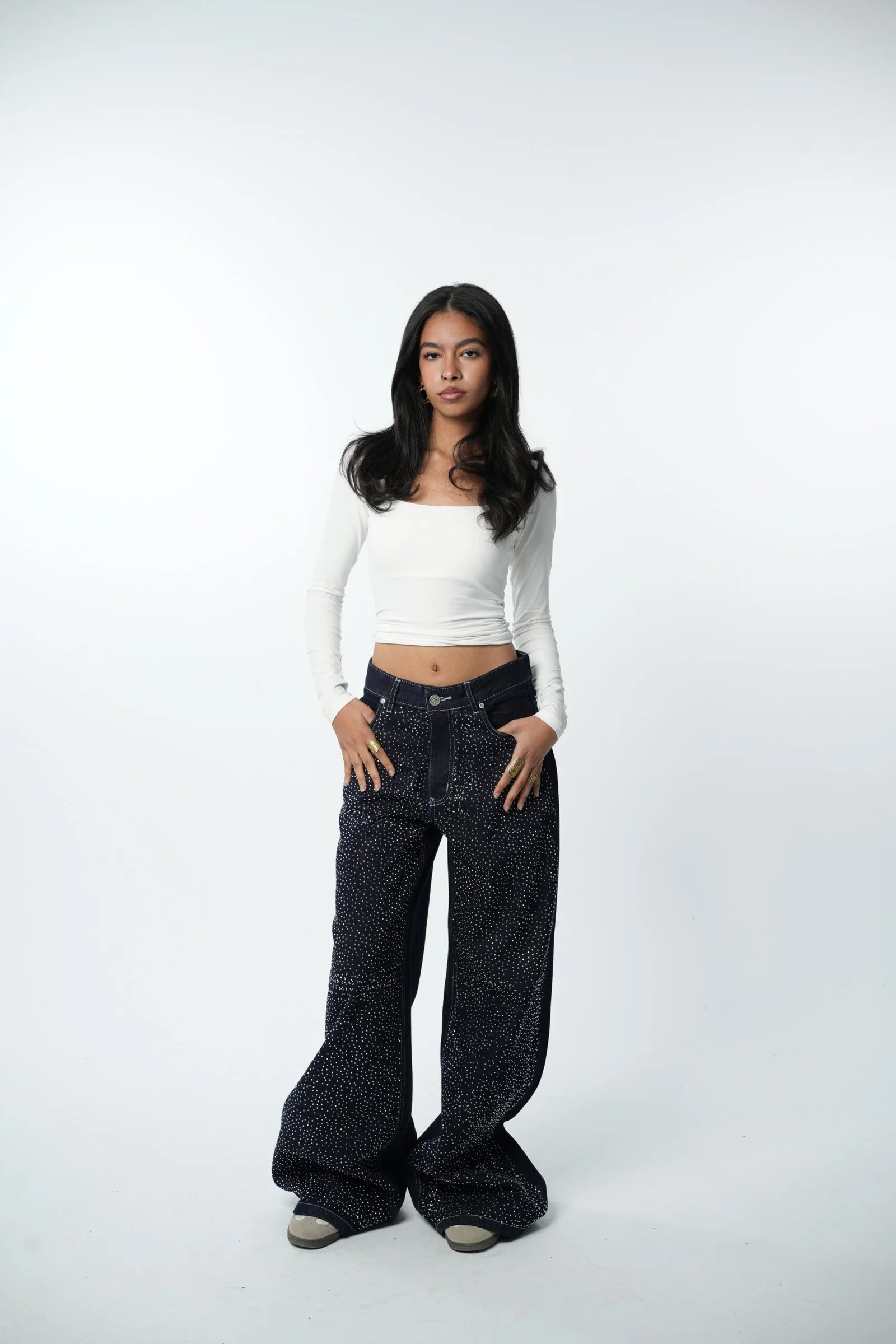 Raw Rhinestone Denim — view 7