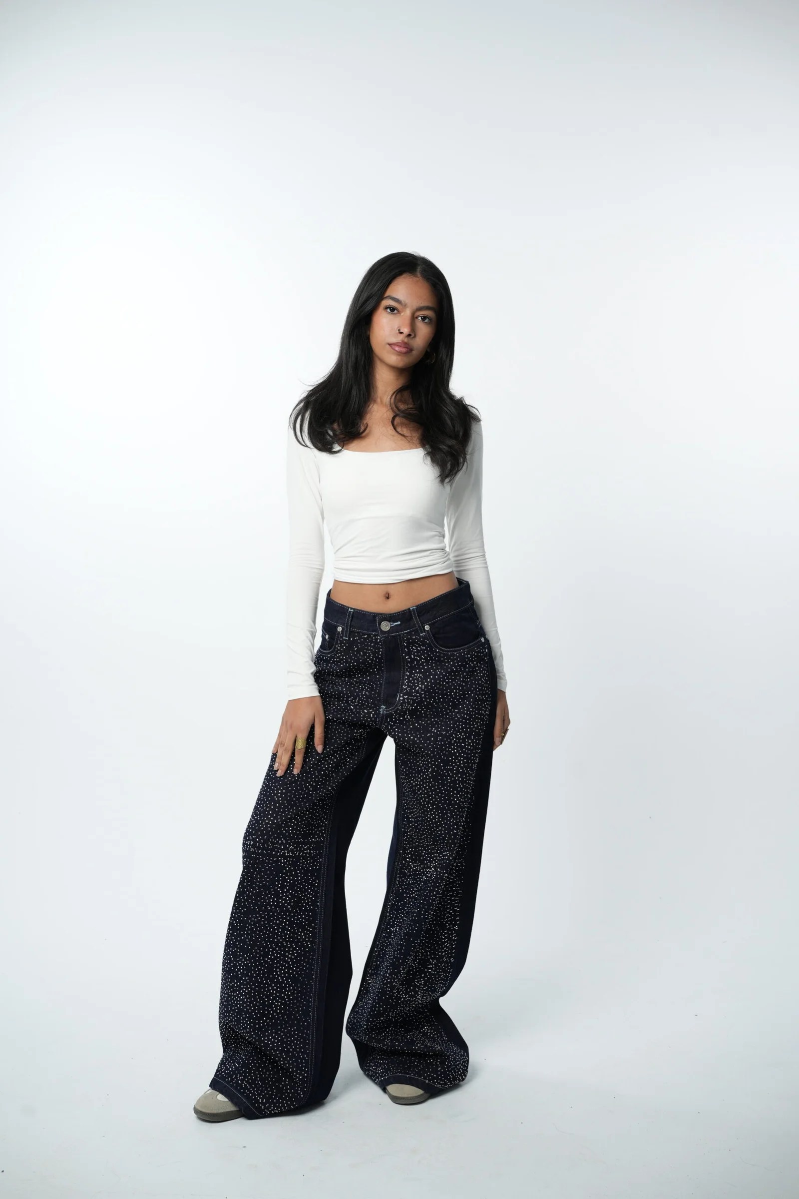 Raw Rhinestone Denim — view 8