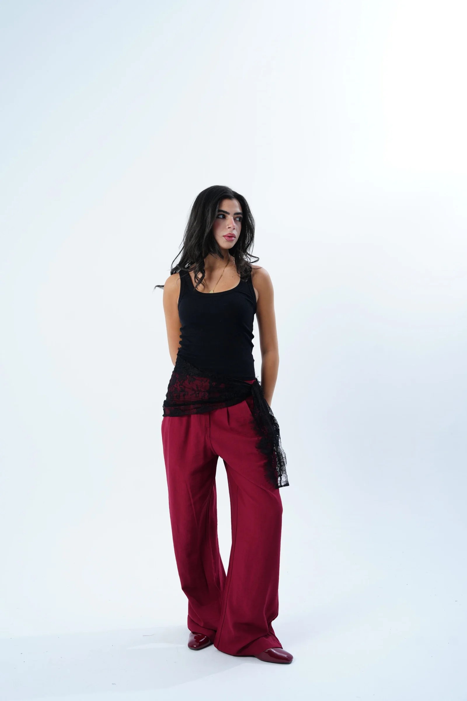 The Lace Scarf Pants — view 9