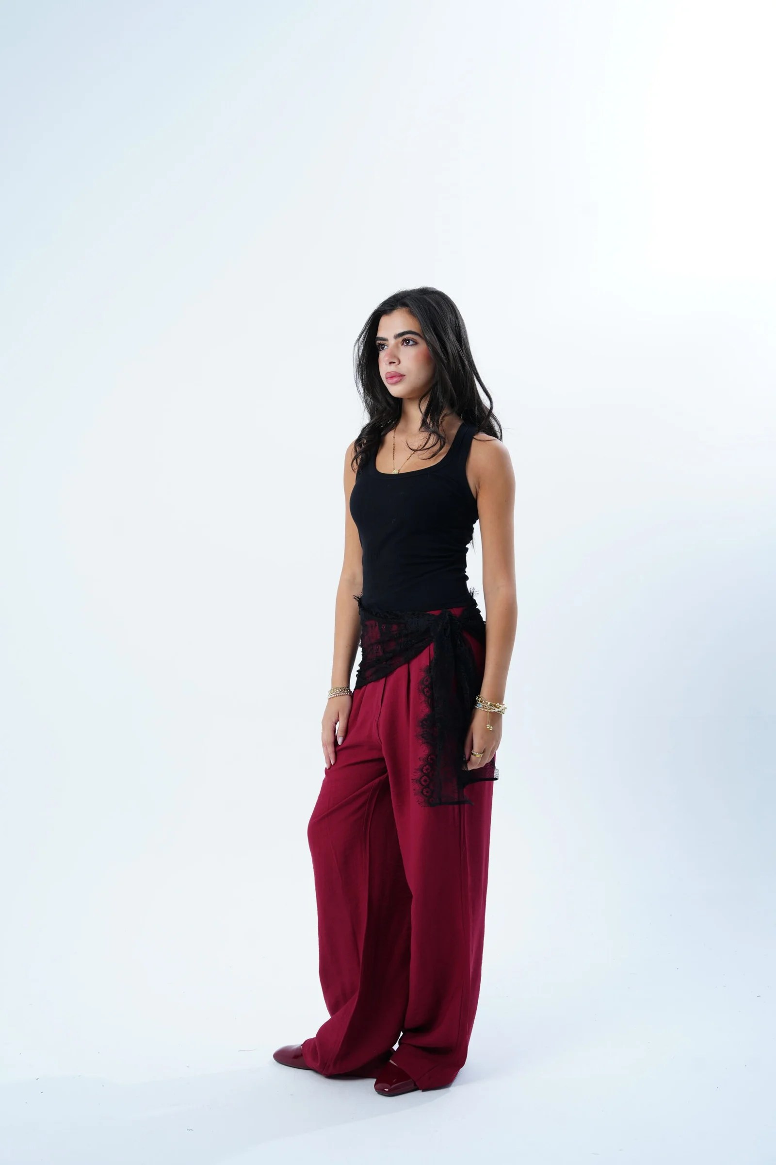 The Lace Scarf Pants — view 8