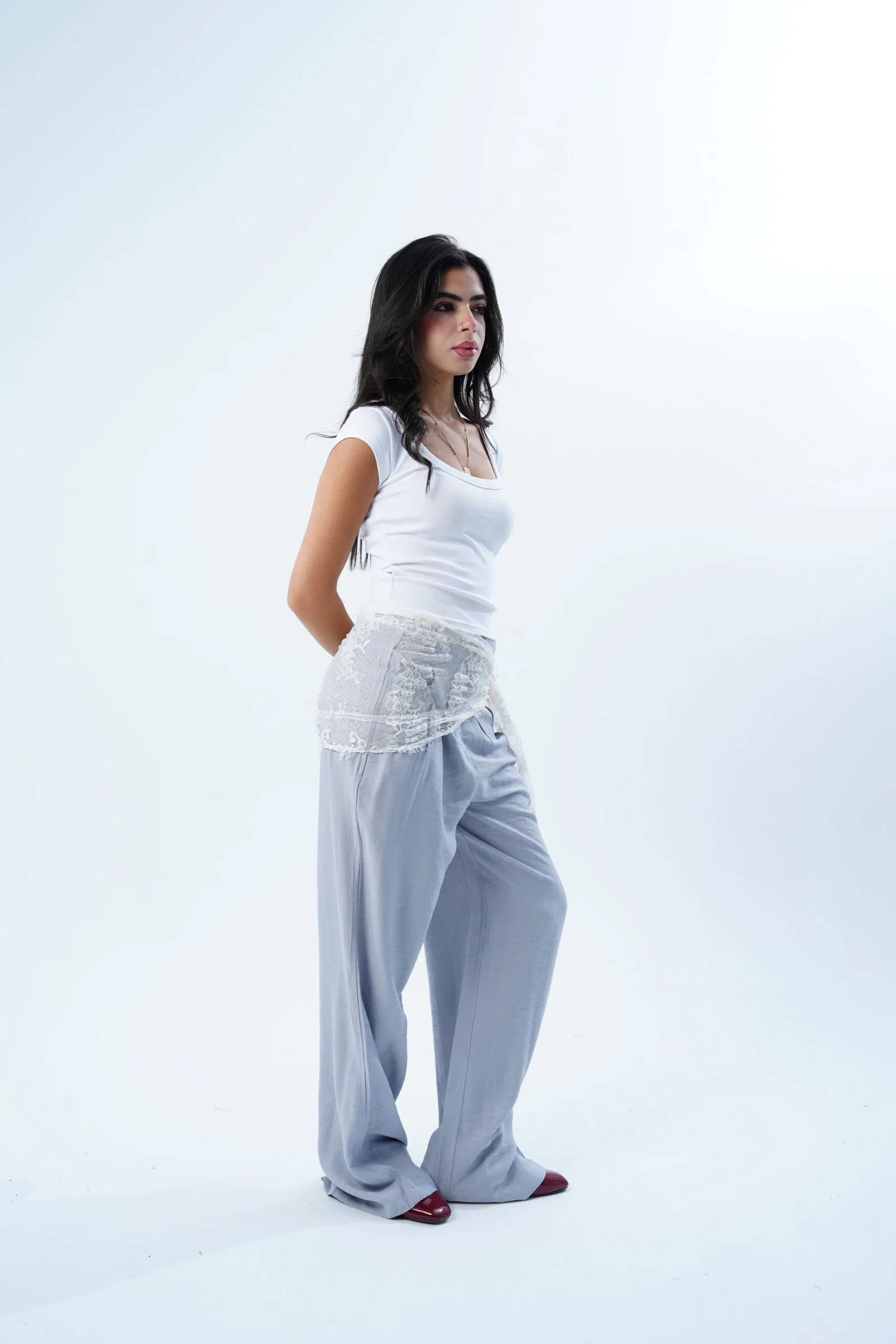 The Lace Scarf Pants — view 3