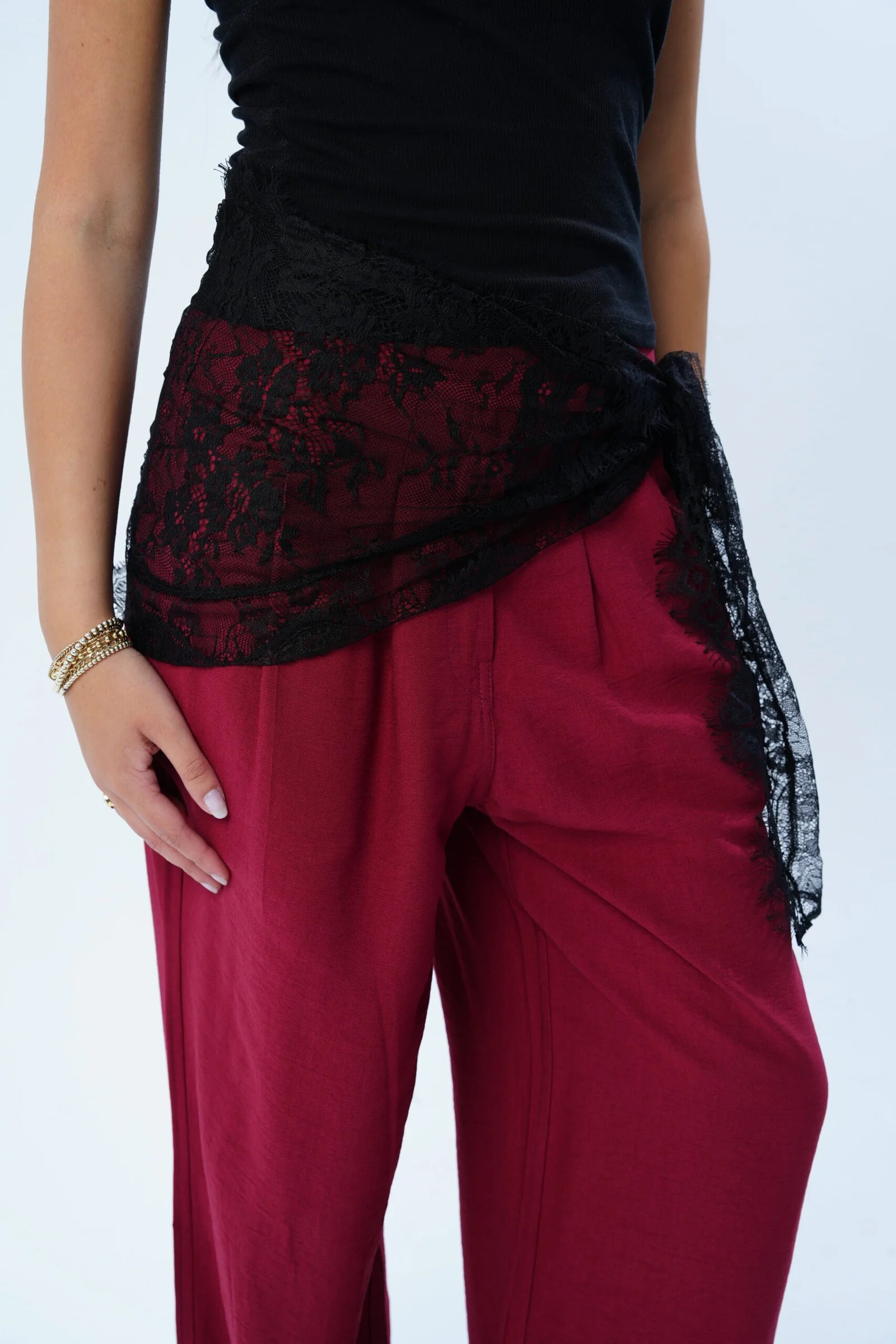 The Lace Scarf Pants — view 6
