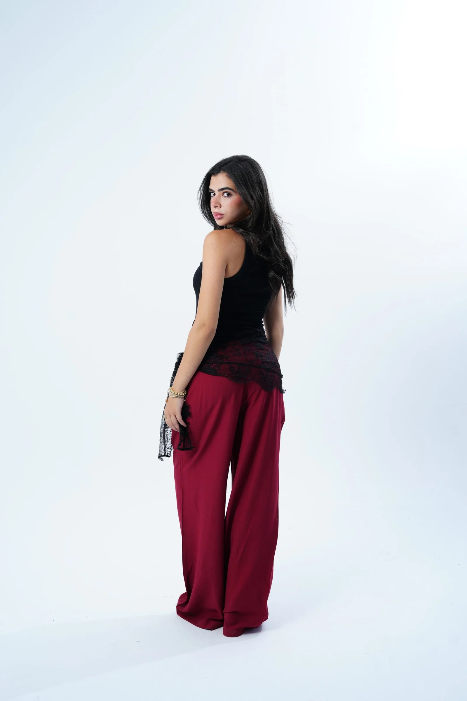 The Lace Scarf Pants — view 7