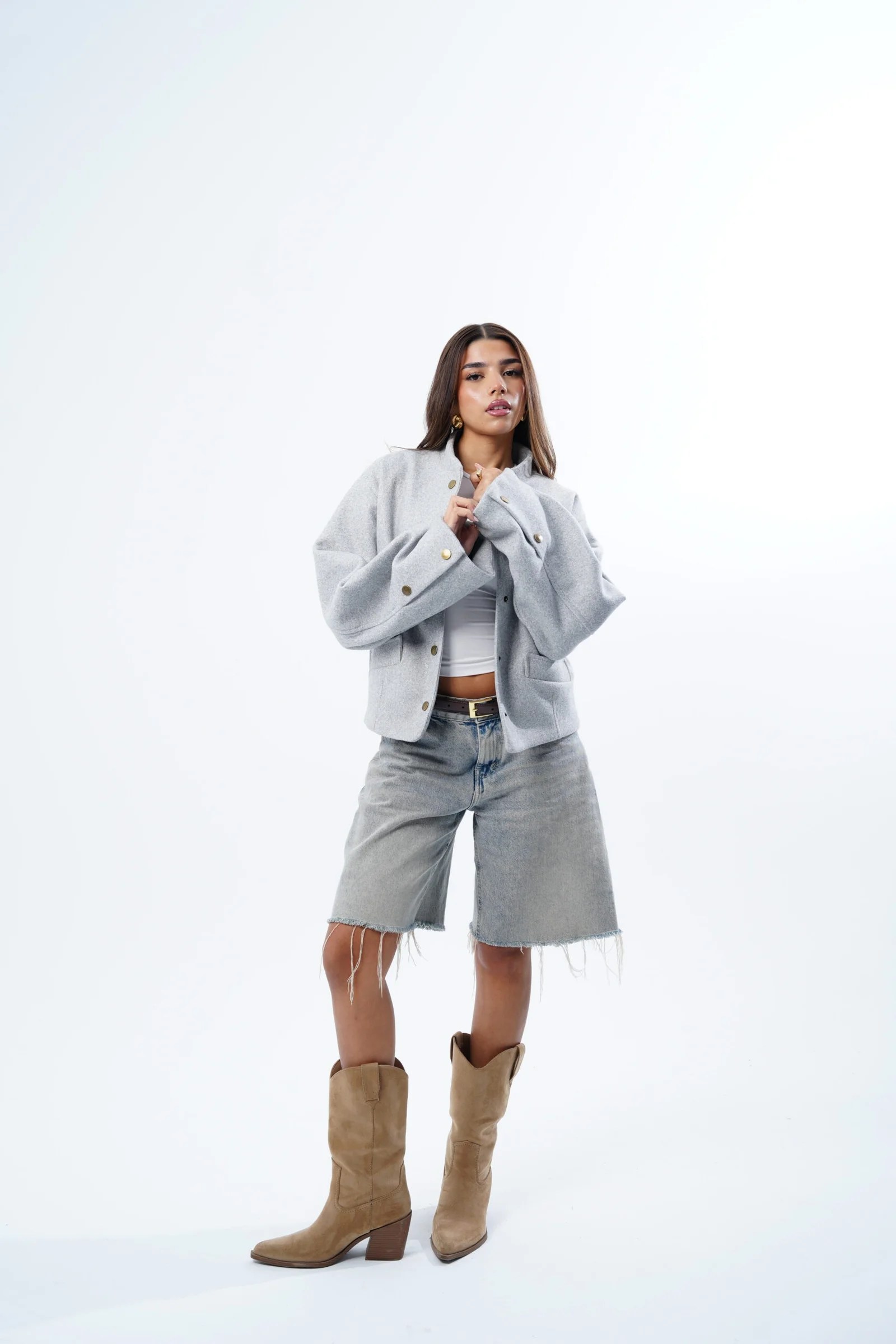 BUTTONS WOOL JACKET — view 5