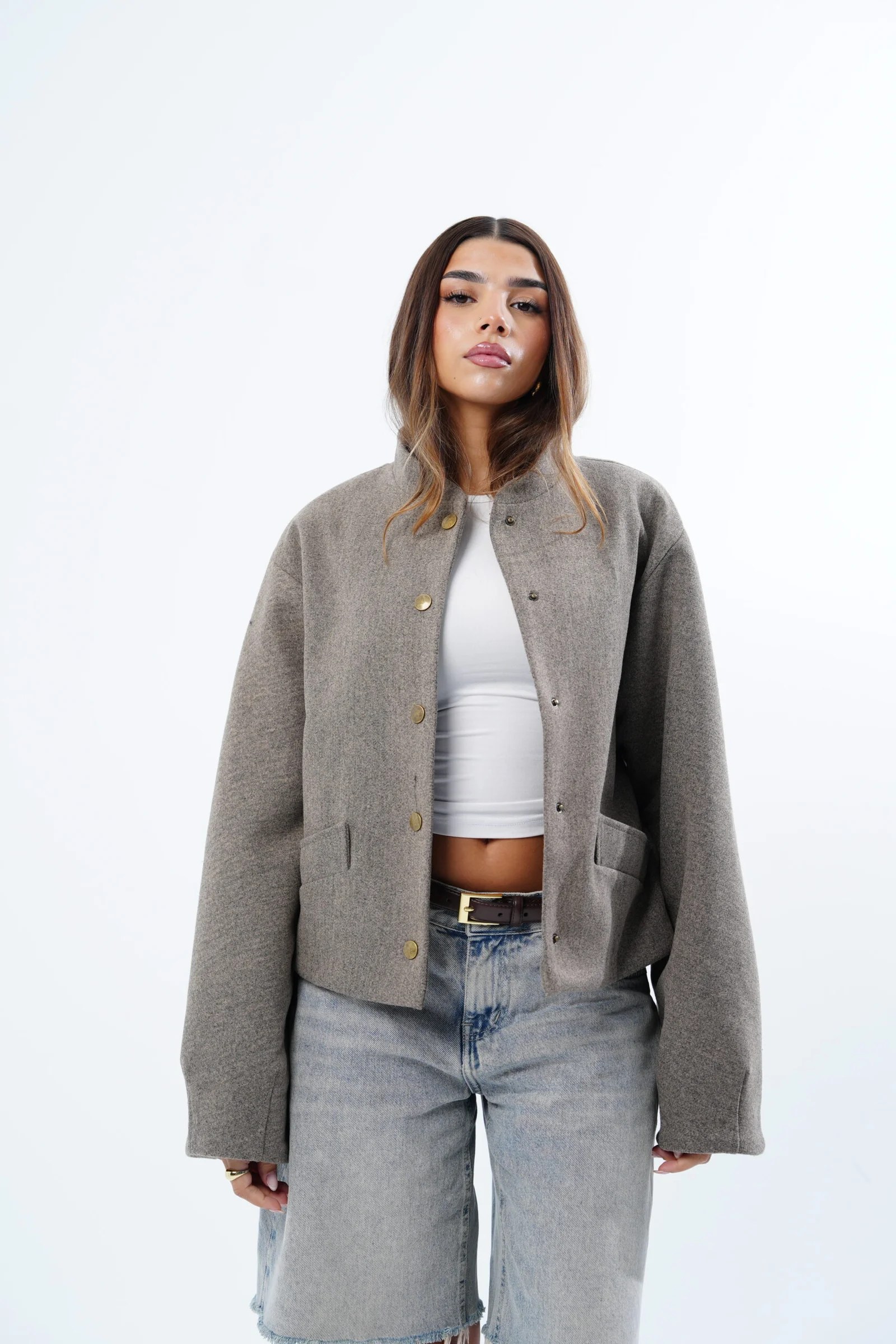 BUTTONS WOOL JACKET — view 17