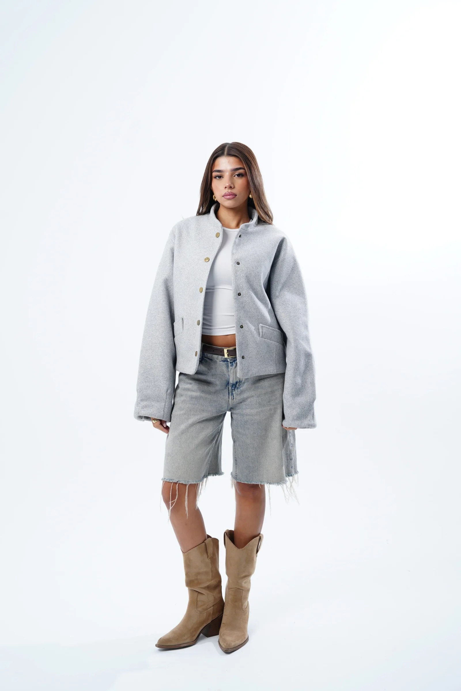 BUTTONS WOOL JACKET — view 4