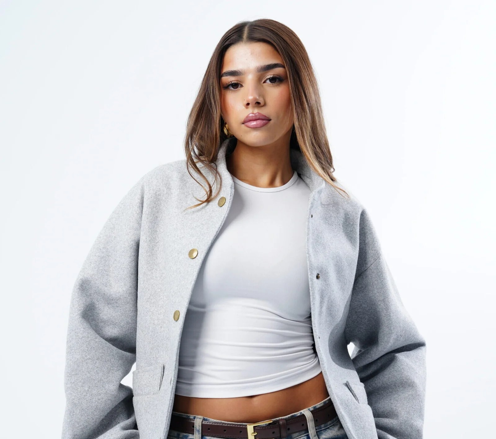 BUTTONS WOOL JACKET — view 3