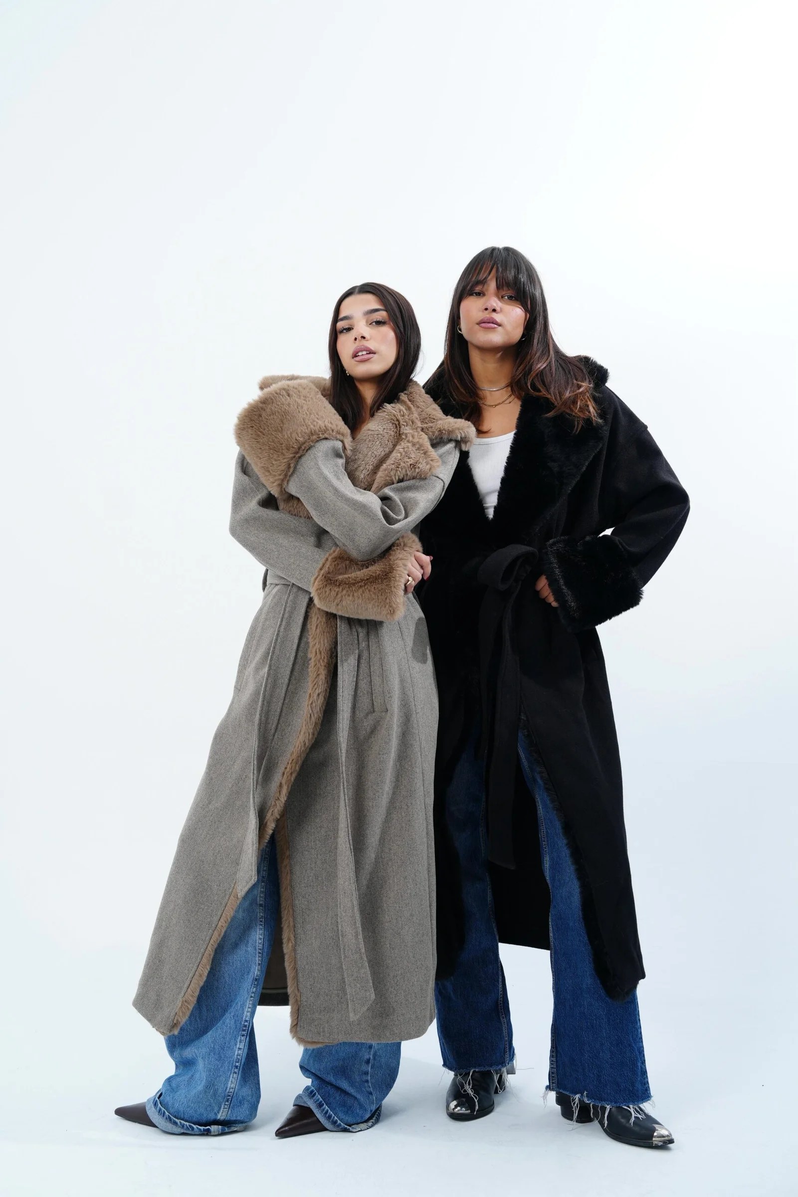 Fur Maxi Coat — view 8