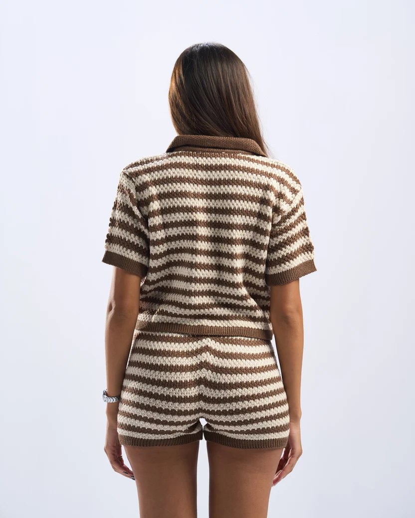 Brown x Beige beach set — view 10