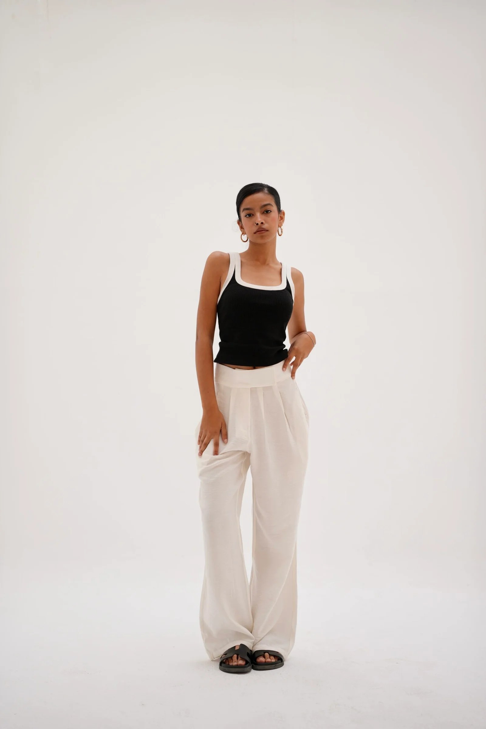 Waisted Tailored Pants — view 7