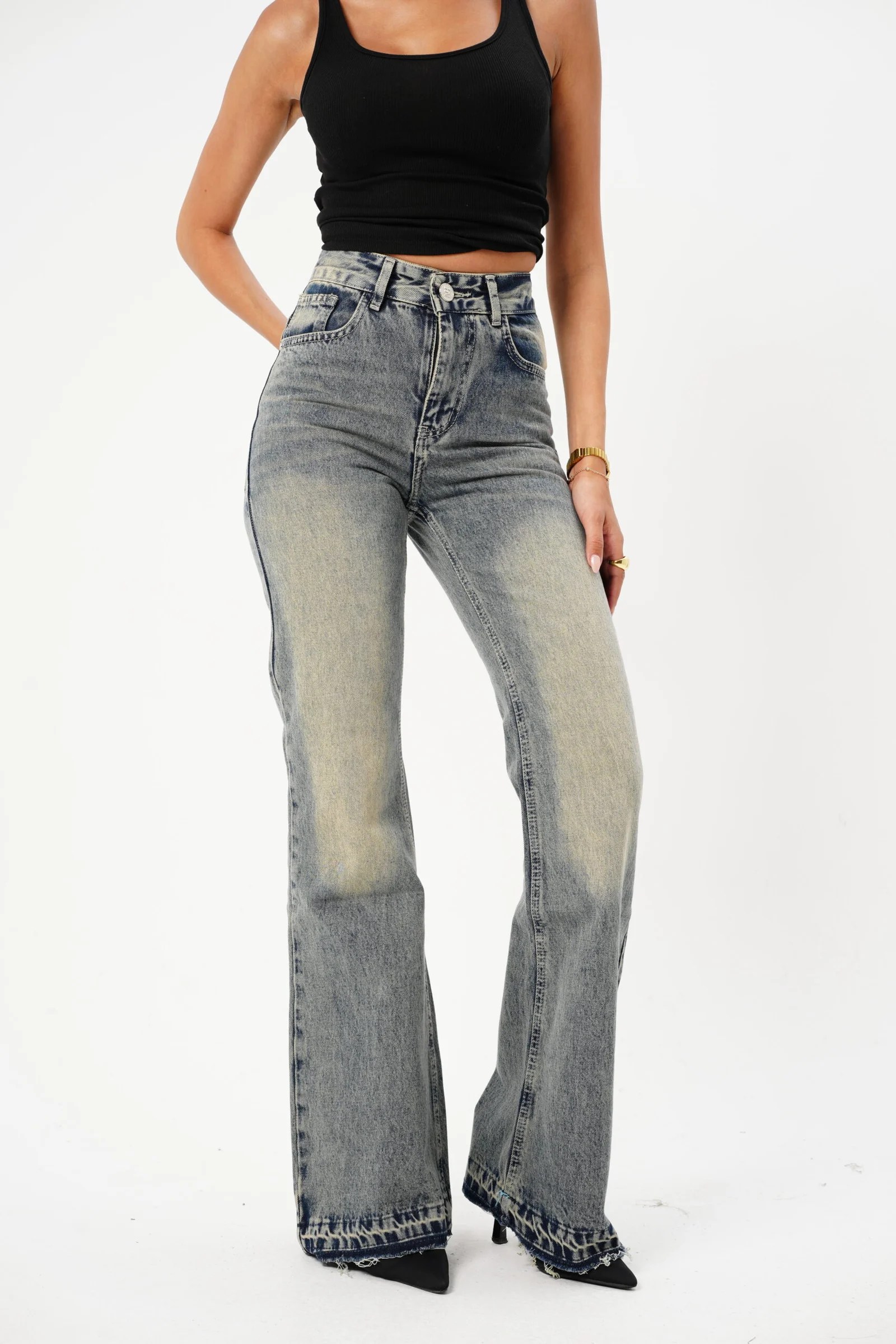 Straight Flare denim — view 7