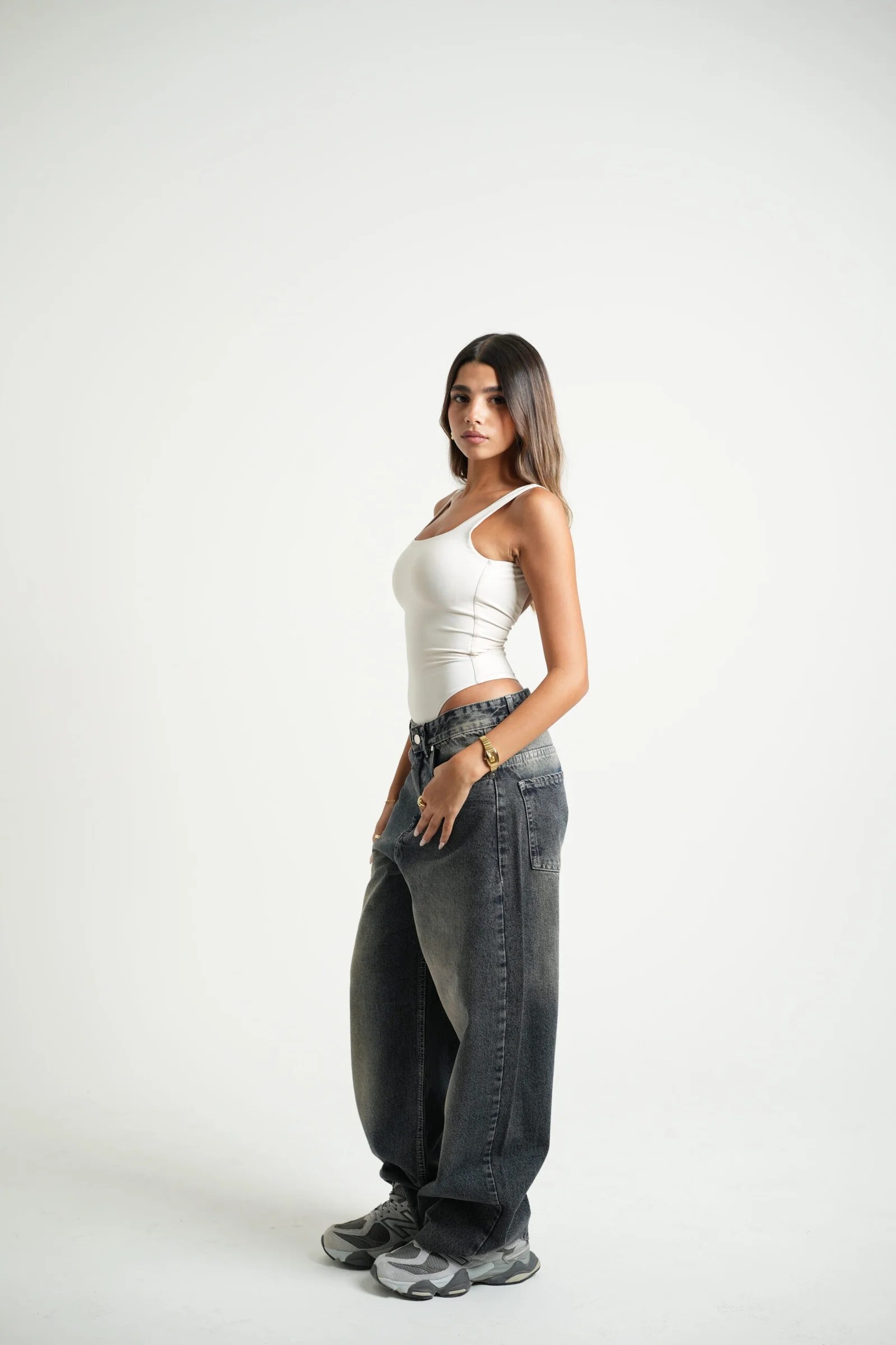 Dark washed dnm — view 3