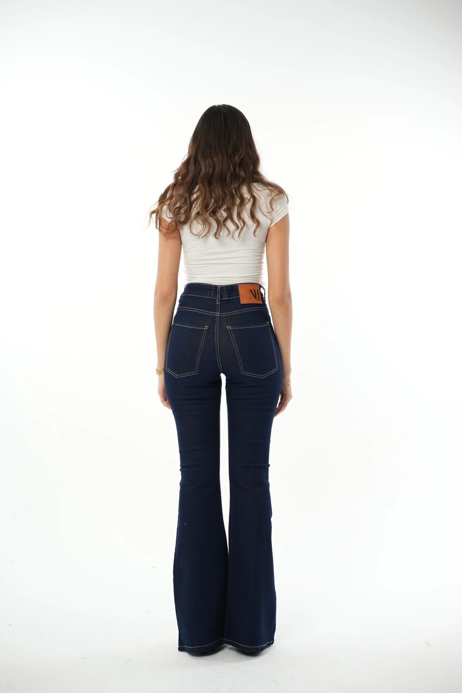Raw flared jeans — view 4