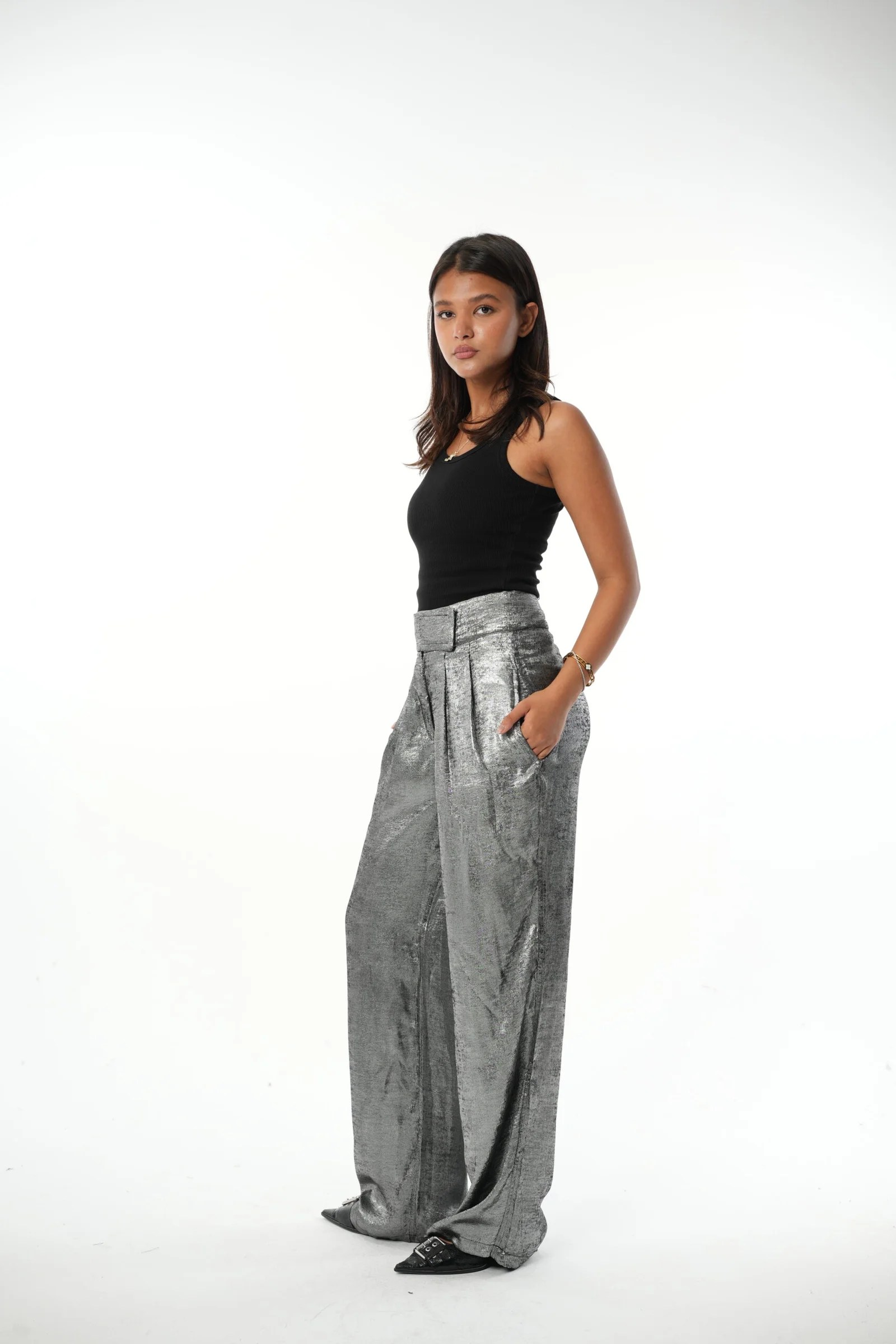 Shimmer Tailored Pants — view 8