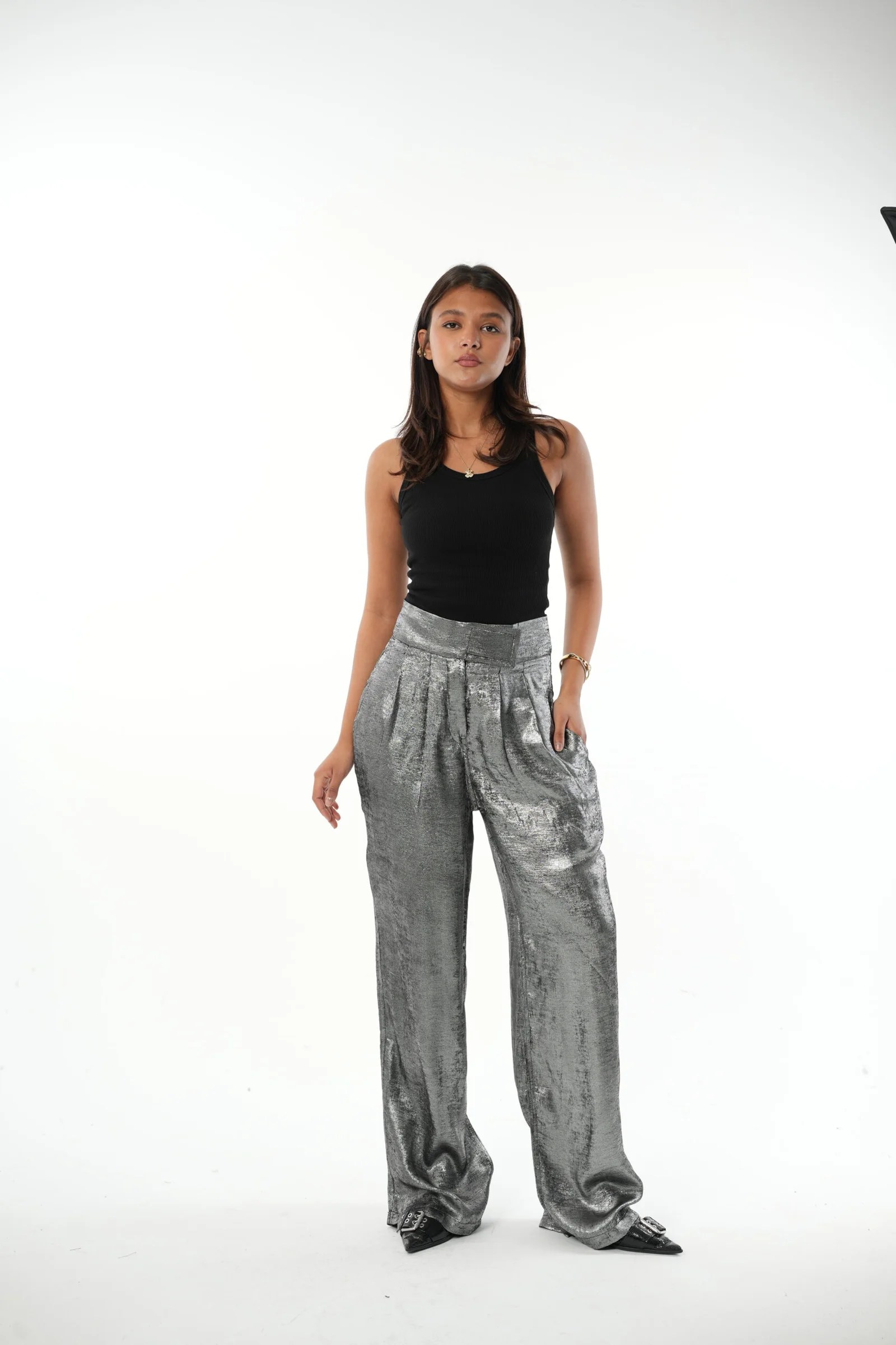 Shimmer Tailored Pants — view 7